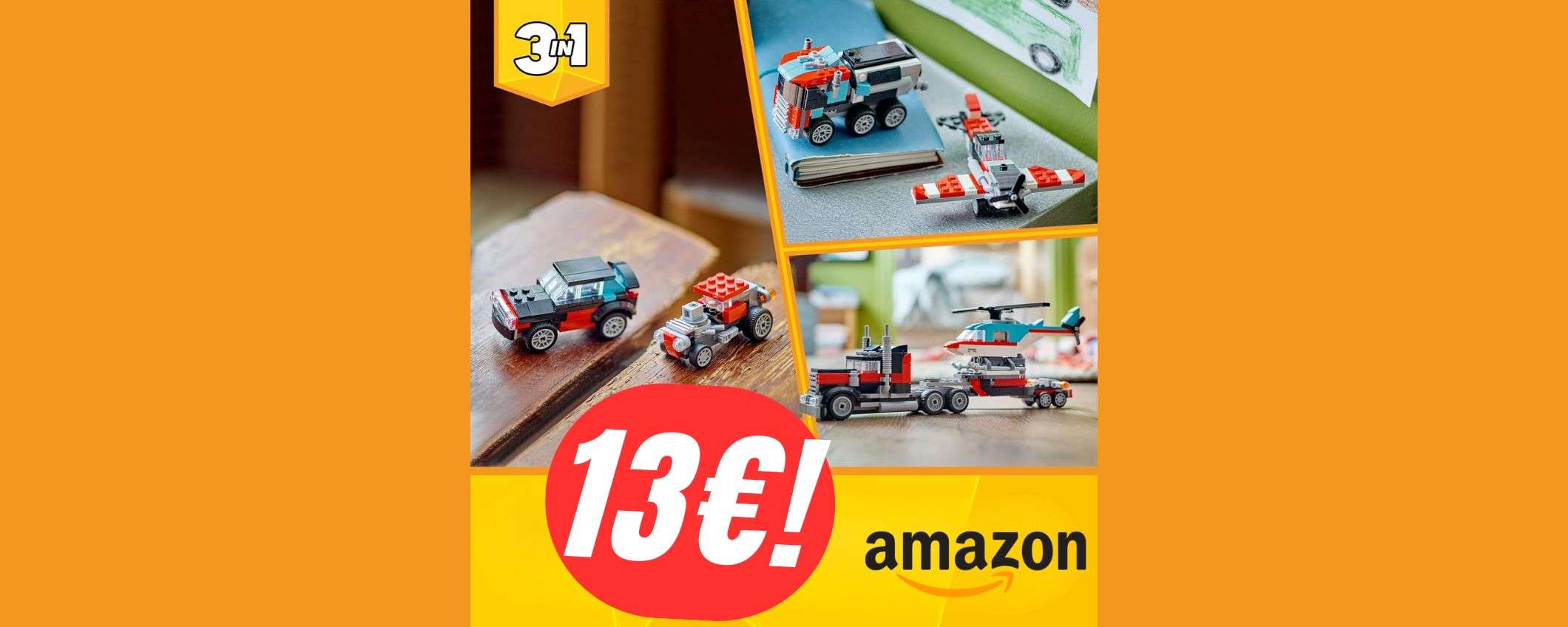 3 set LEGO a 13€: SCONTO FOLLE su Amazon! 3 set LEGO a 13€: SCONTO FOLLE su Amazon!