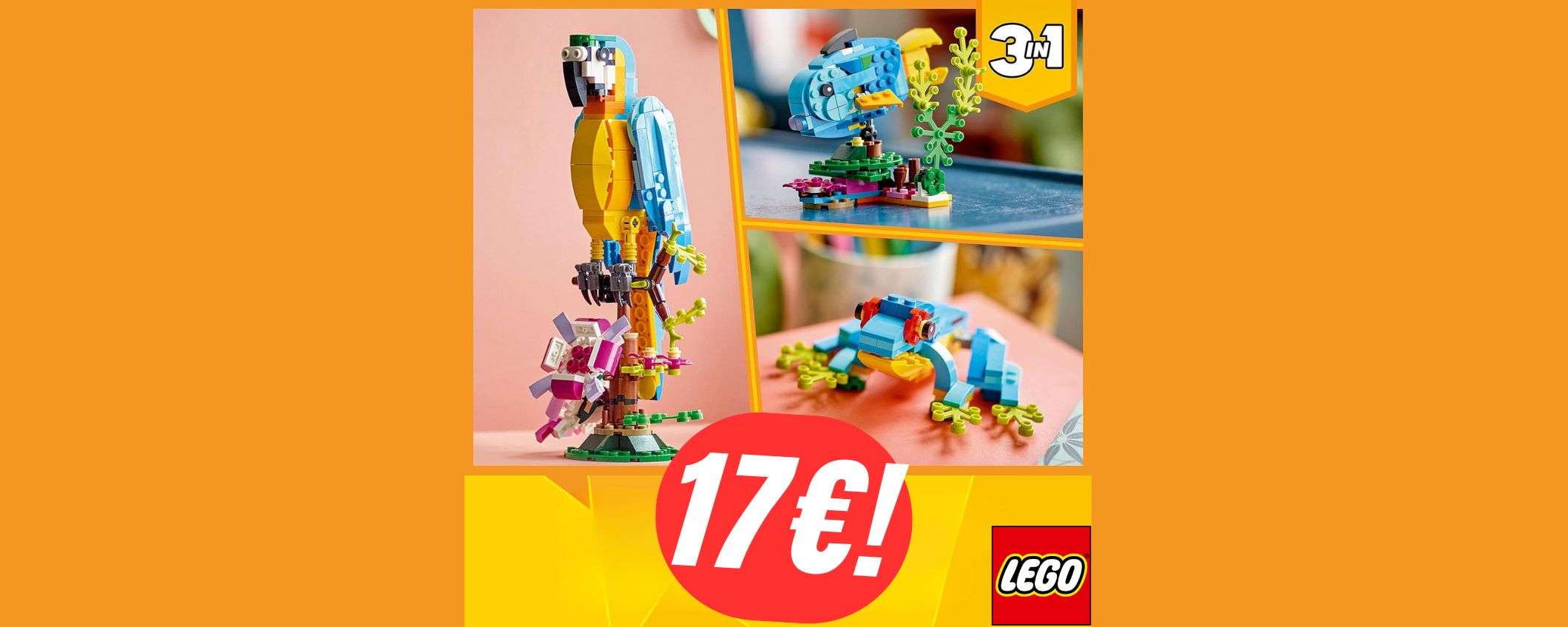 Set LEGO 3 in 1 a soli 17€ su Amazon: questo è imperdibile! Set LEGO 3 in 1 a soli 17€ su Amazon: questo è imperdibile!