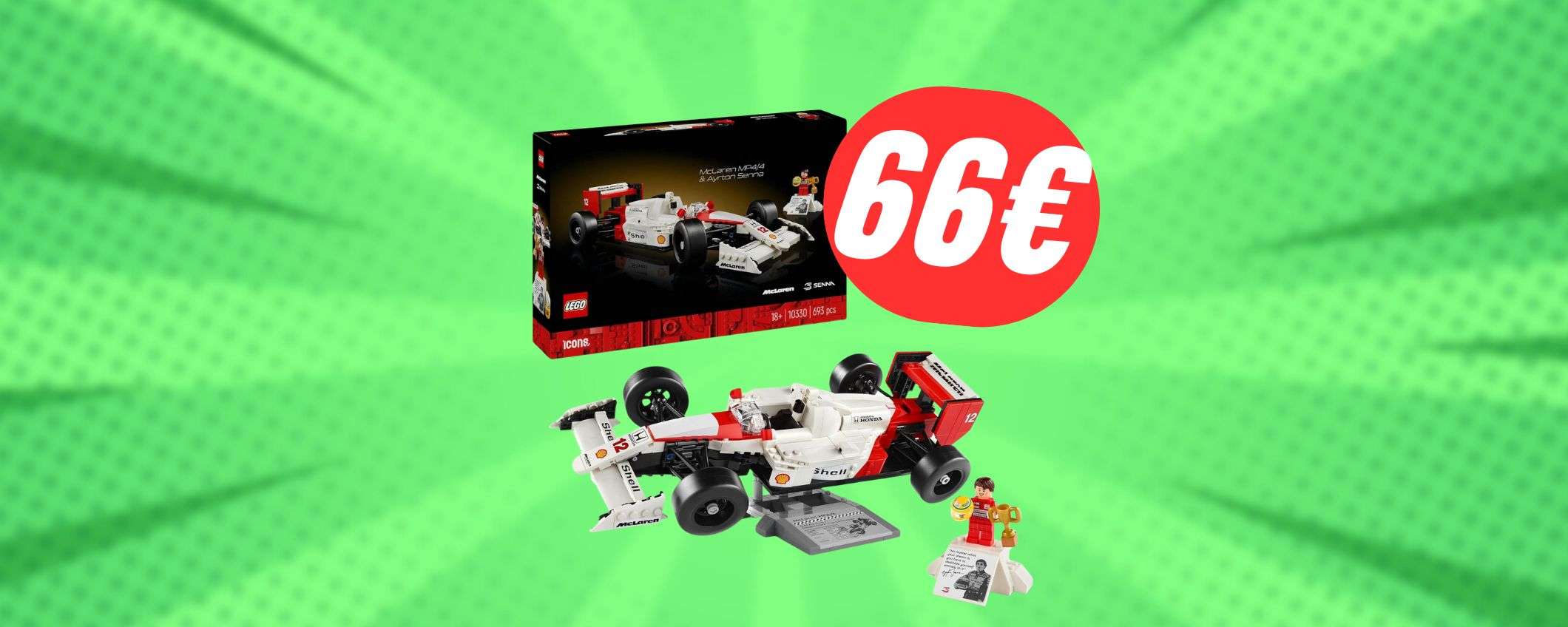 Questo tributo a SENNA in versione LEGO costa solo 66€! Questo tributo a SENNA in versione LEGO costa solo 66€!