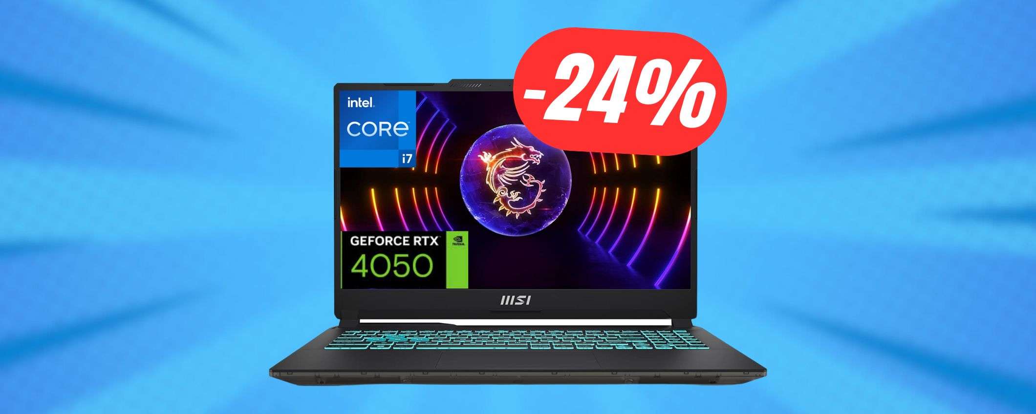 Guarda che PORTATILE prendi con 999€ (con Nvidia RTX serie 40 e Intel i7!) Guarda che PORTATILE prendi con 999€ (con Nvidia RTX serie 40 e Intel i7!)