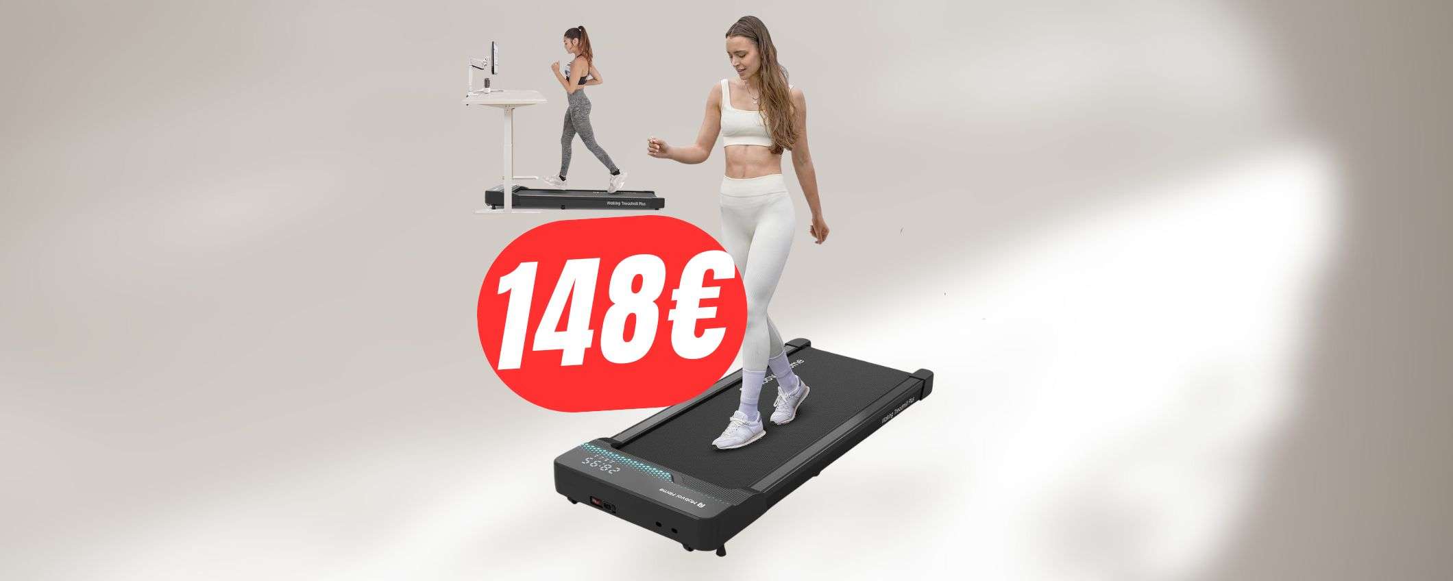 Solo 148€ per il TAPIS ROULANT elettrico e portatile: allenati in casa! Solo 148€ per il TAPIS ROULANT elettrico e portatile: allenati in casa!