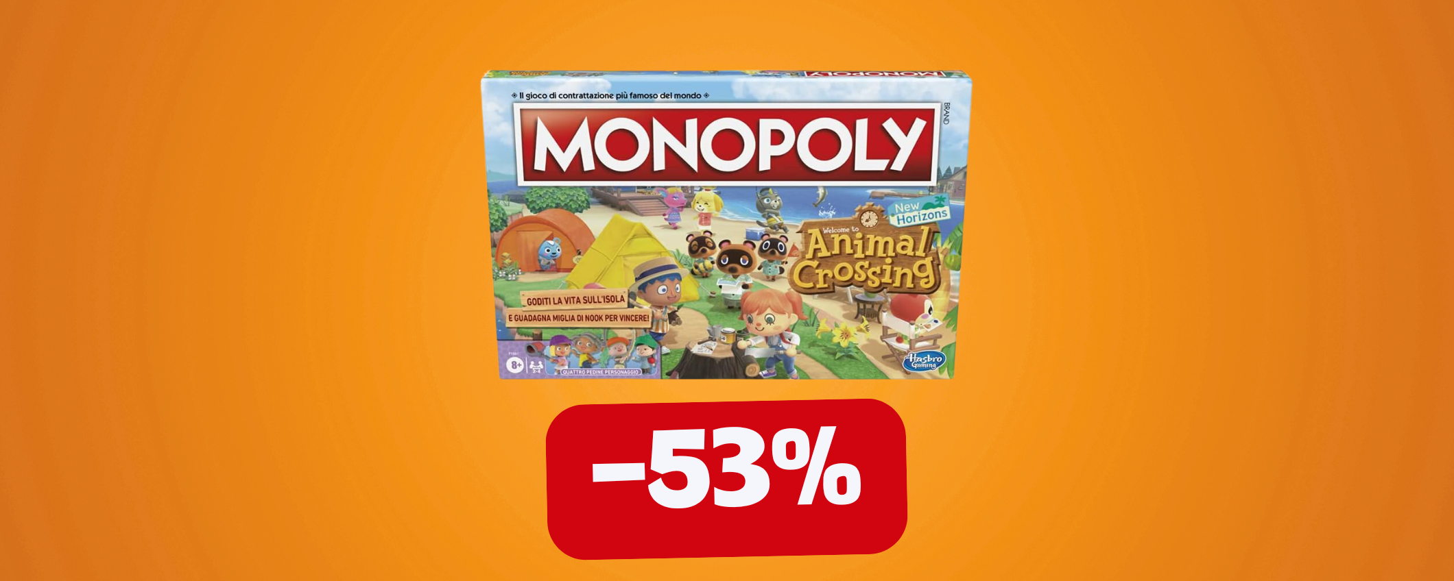Monopoly Animal Crossing a un prezzo TOP (-53%) Monopoly Animal Crossing a un prezzo TOP (-53%)