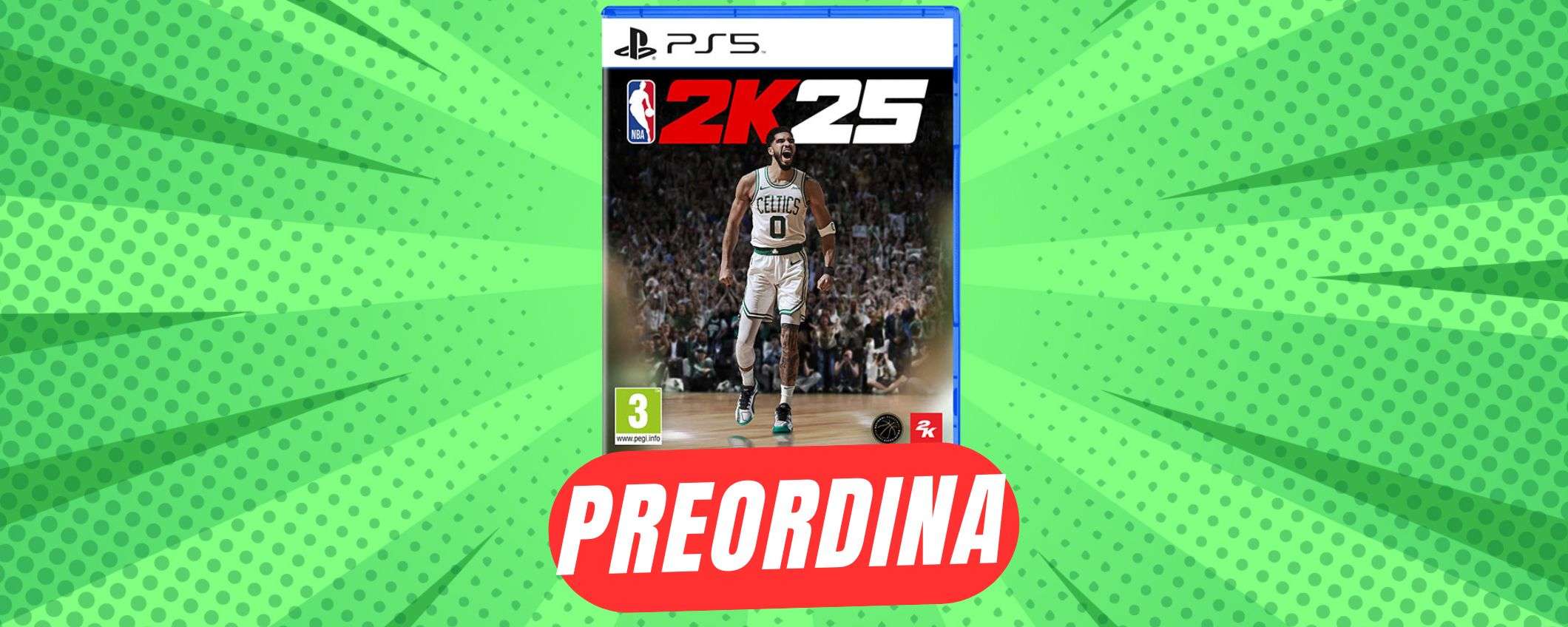 Preordina NBA 2K25 su Amazon per ricevere questi bonus! Preordina NBA 2K25 su Amazon per ricevere questi bonus!