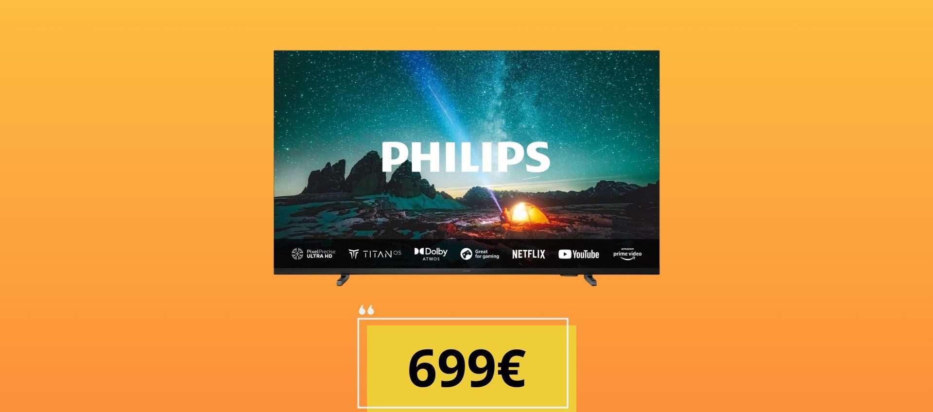 Philips 75PUS7609, il 4K Smart TV da 75'' con il 22% di sconto: qualità suprema Philips 75PUS7609, il 4K Smart TV da 75'' con il 22% di sconto: qualità suprema