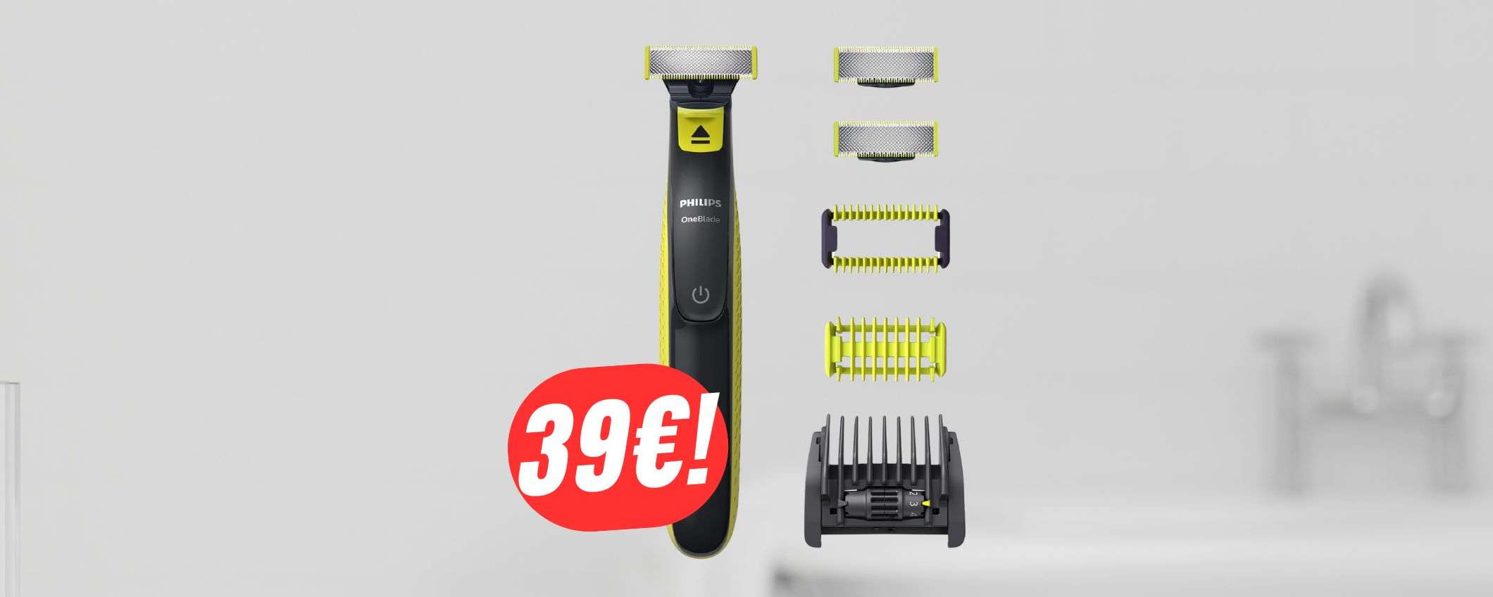 Un rasoio per domarli: Philips OneBlade crolla al 37% in meno! Un rasoio per domarli: Philips OneBlade crolla al 37% in meno!