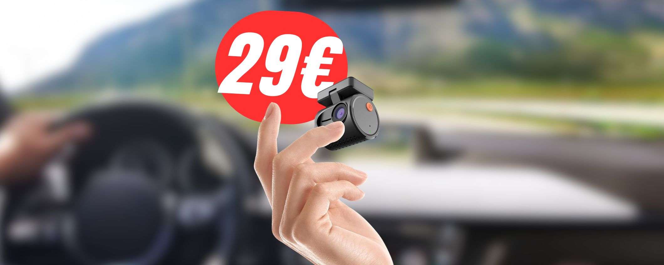 Con questo COUPON risparmi il 50% sulla DASH CAM (29€!) Con questo COUPON risparmi il 50% sulla DASH CAM (29€!)
