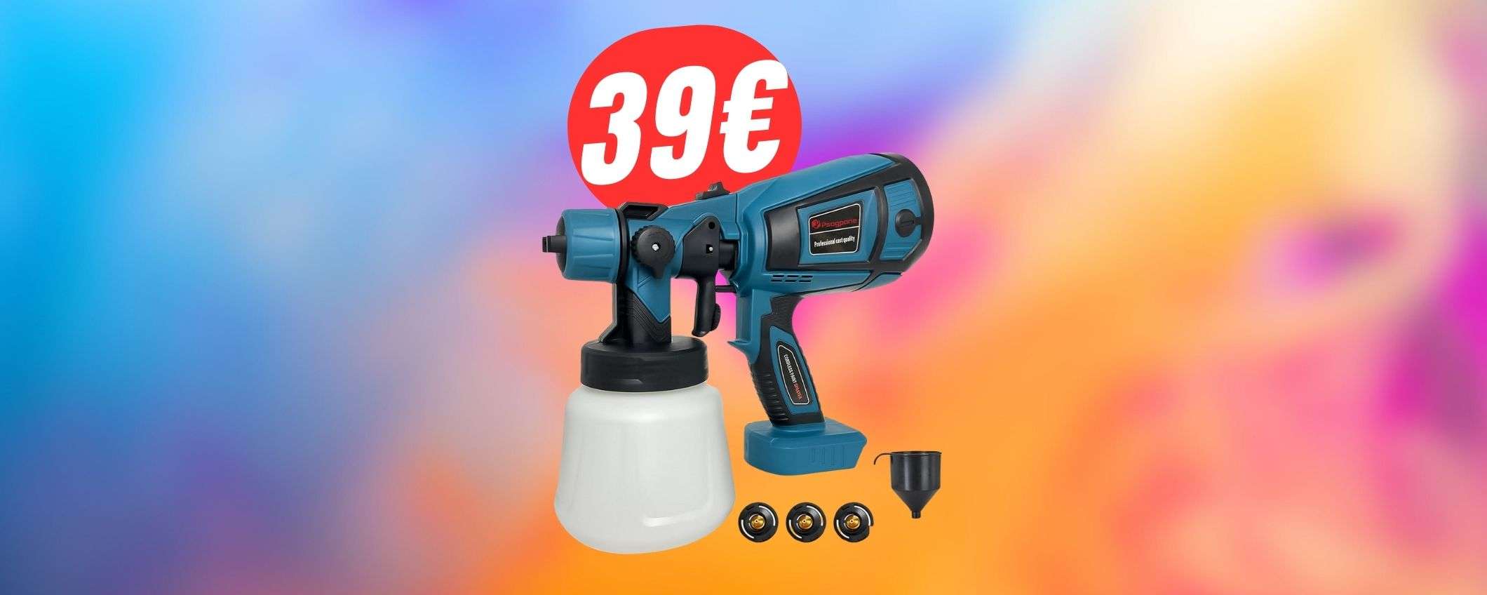 Vernicia qualsiasi cosa con la pistola a spruzzo SCONTATA del 43%! Vernicia qualsiasi cosa con la pistola a spruzzo SCONTATA del 43%!