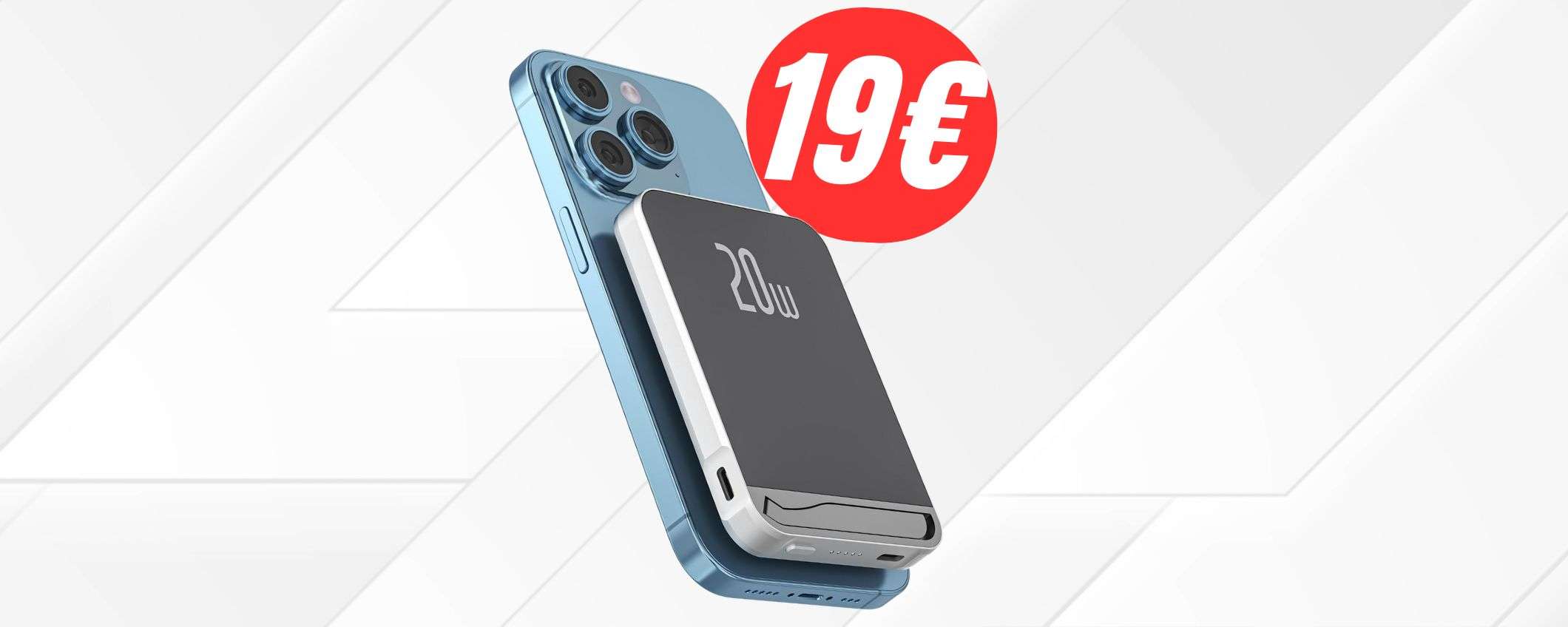 Risparmia il 50% sul POWER BANK wireless con questo COUPON! Risparmia il 50% sul POWER BANK wireless con questo COUPON!
