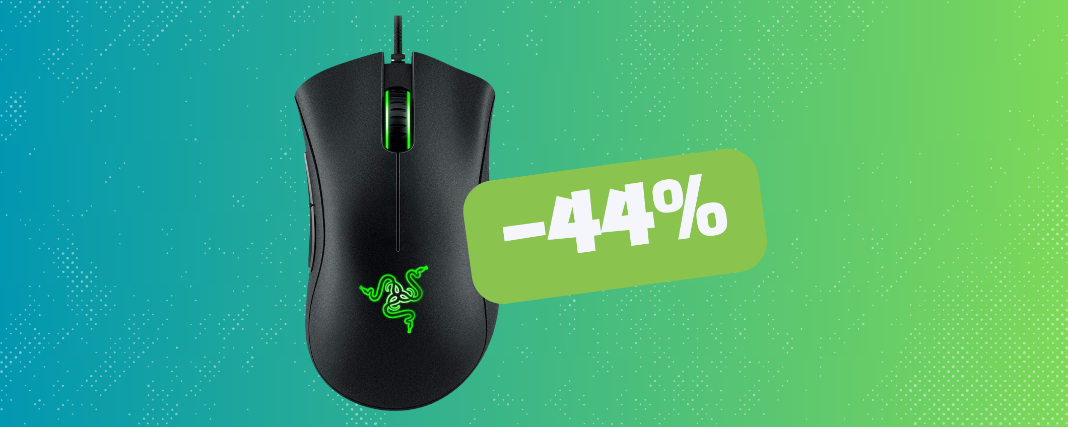 Mouse Razer DeathAdder Essential: per un setup da vero PRO (-44%) Mouse Razer DeathAdder Essential: per un setup da vero PRO (-44%)