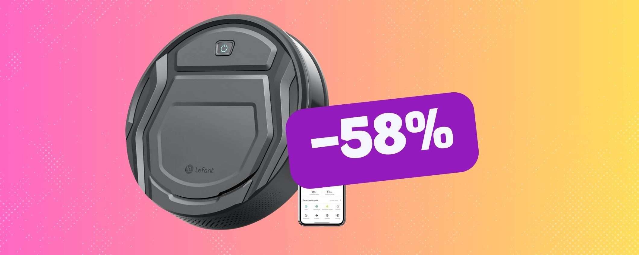 Robot Lefant a soli 99€! Sconto shock del 58% Robot Lefant a soli 99€! Sconto shock del 58%