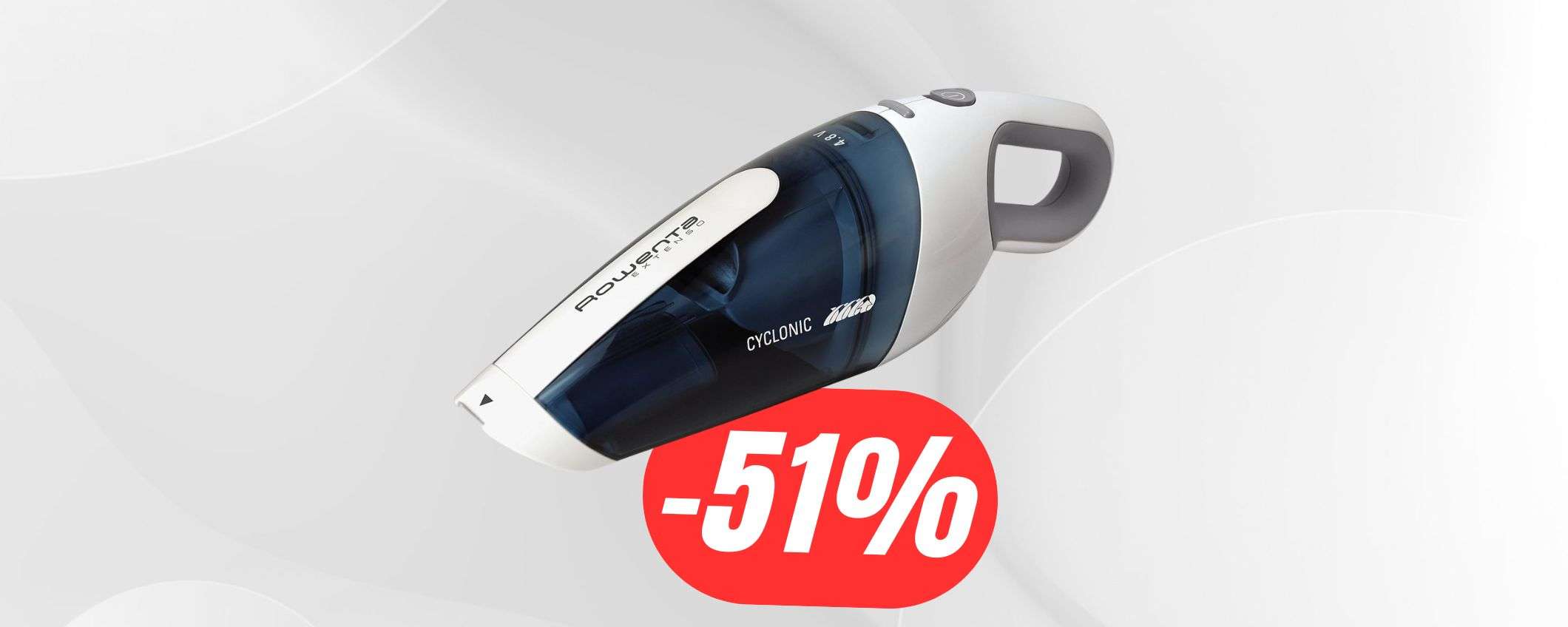 Perfetto per l'auto e per la casa: l'ASPIRABRICIOLE Rowenta crolla del 51%! Perfetto per l'auto e per la casa: l'ASPIRABRICIOLE Rowenta crolla del 51%!