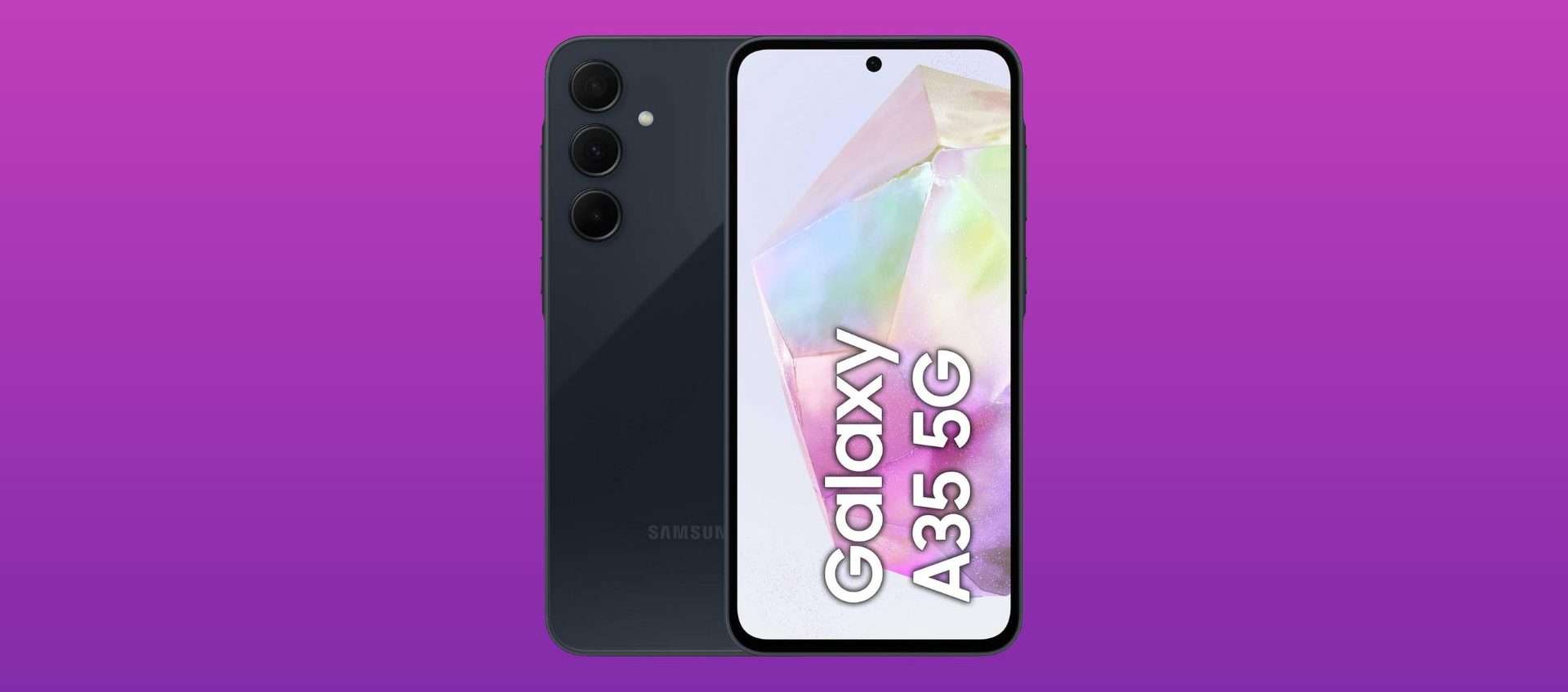 Il Samsung Galaxy A35 5G è in offerta ad un prezzo imperdibile: -40% su Amazon Il Samsung Galaxy A35 5G è in offerta ad un prezzo imperdibile: -40% su Amazon