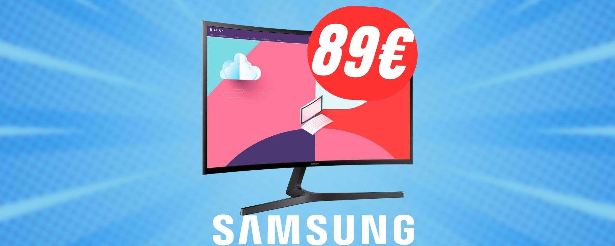 Full HD e 75 Hz: questo MONITOR Samsung costa solo 89€, fai presto! Full HD e 75 Hz: questo MONITOR Samsung costa solo 89€, fai presto!