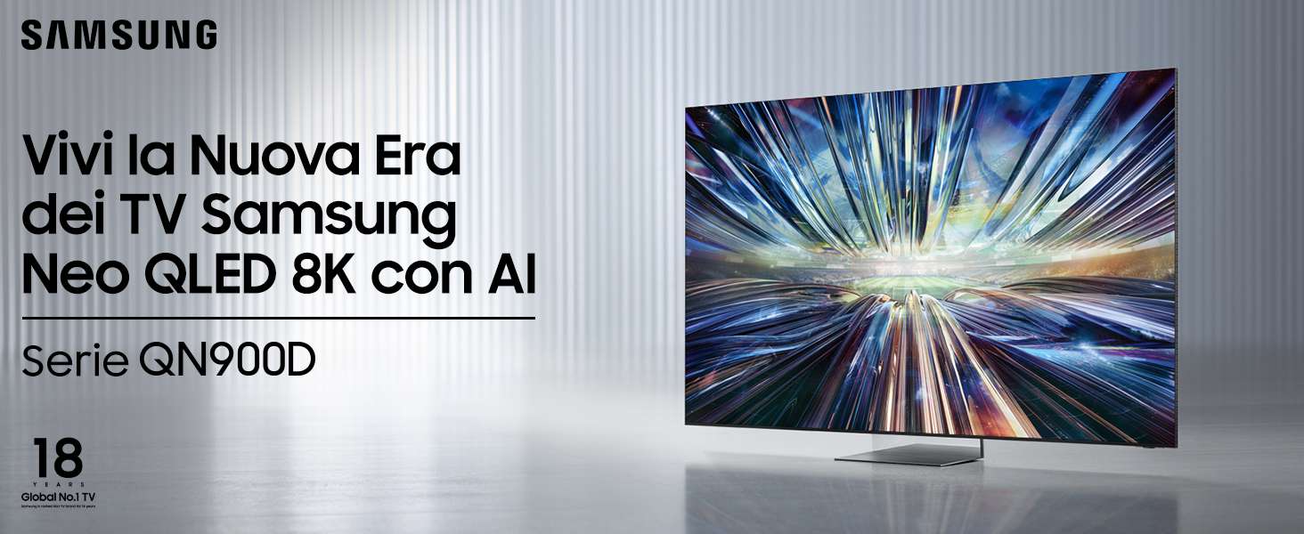 Televisore Samsung Neo QLED 8K: oggi risparmi 1500€, ma bisogna essere veloci Televisore Samsung Neo QLED 8K: oggi risparmi 1500€, ma bisogna essere veloci