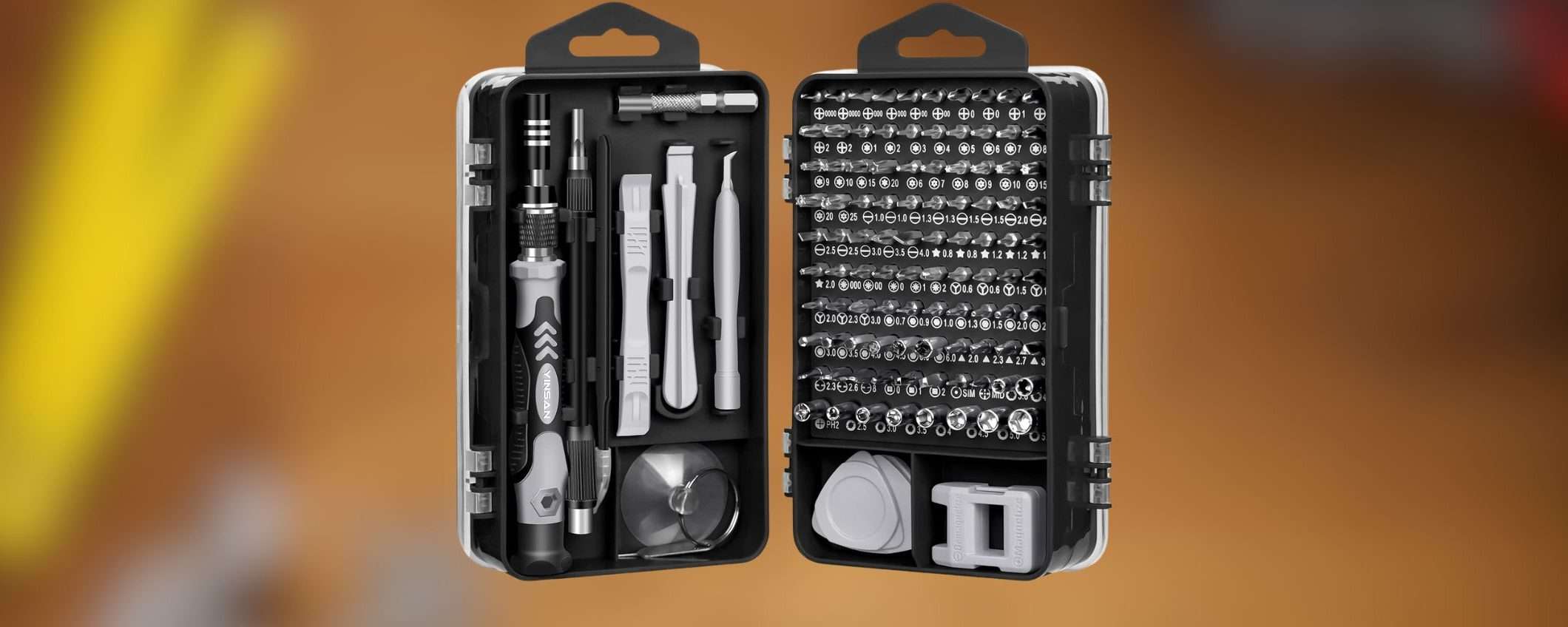 Set cacciaviti di precisione 120-in-1 a soli 18,99€: sconto SHOCK di Amazon (-37%) Set cacciaviti di precisione 120-in-1 a soli 18,99€: sconto SHOCK di Amazon (-37%)