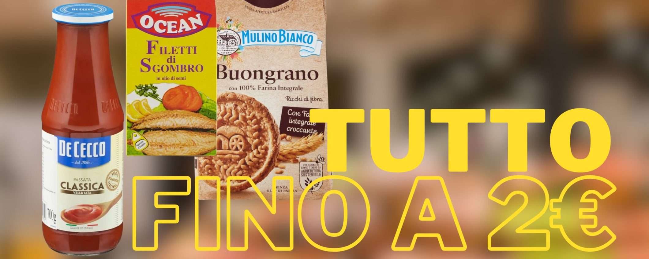 Supermercato Amazon tutto fino a 2€: 10 occasioni di marca in promo WOW