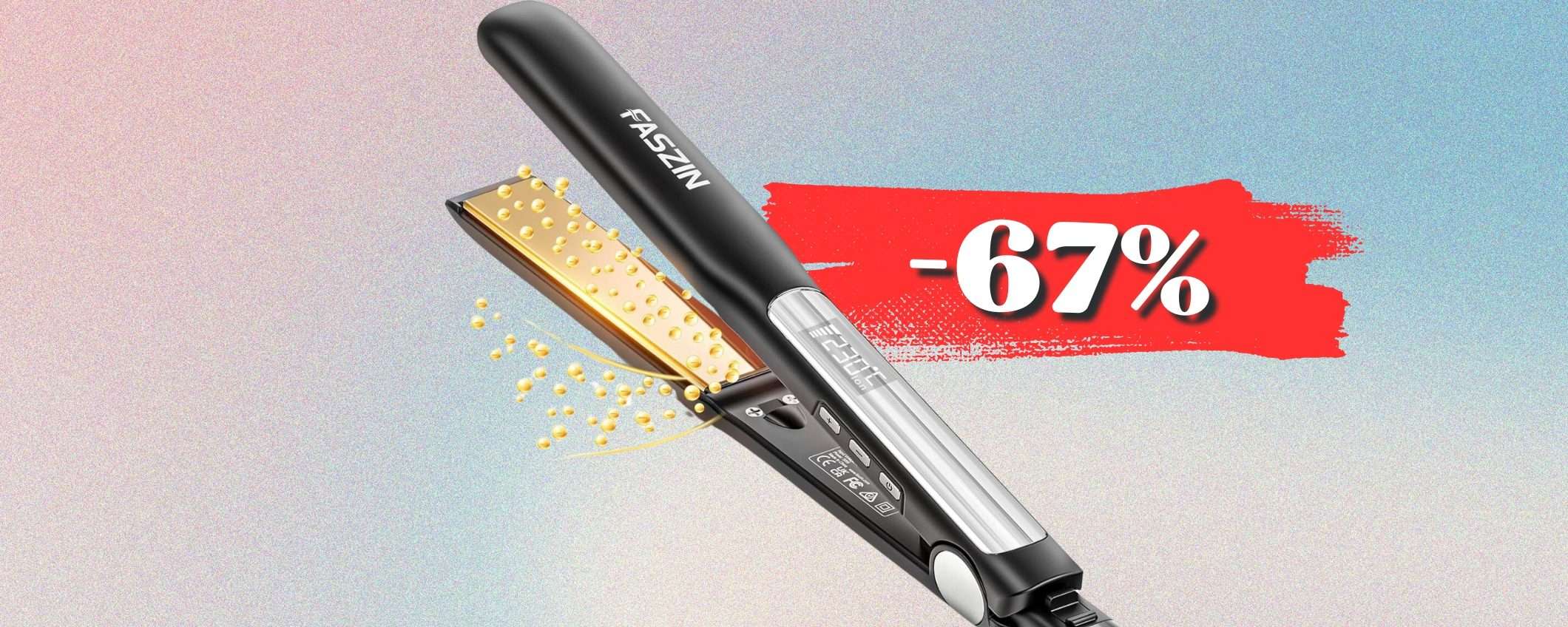 Piastra PROFESSIONALE con sistema in titanio a prezzo STRACCIATO: 35€ Piastra PROFESSIONALE con sistema in titanio a prezzo STRACCIATO: 35€