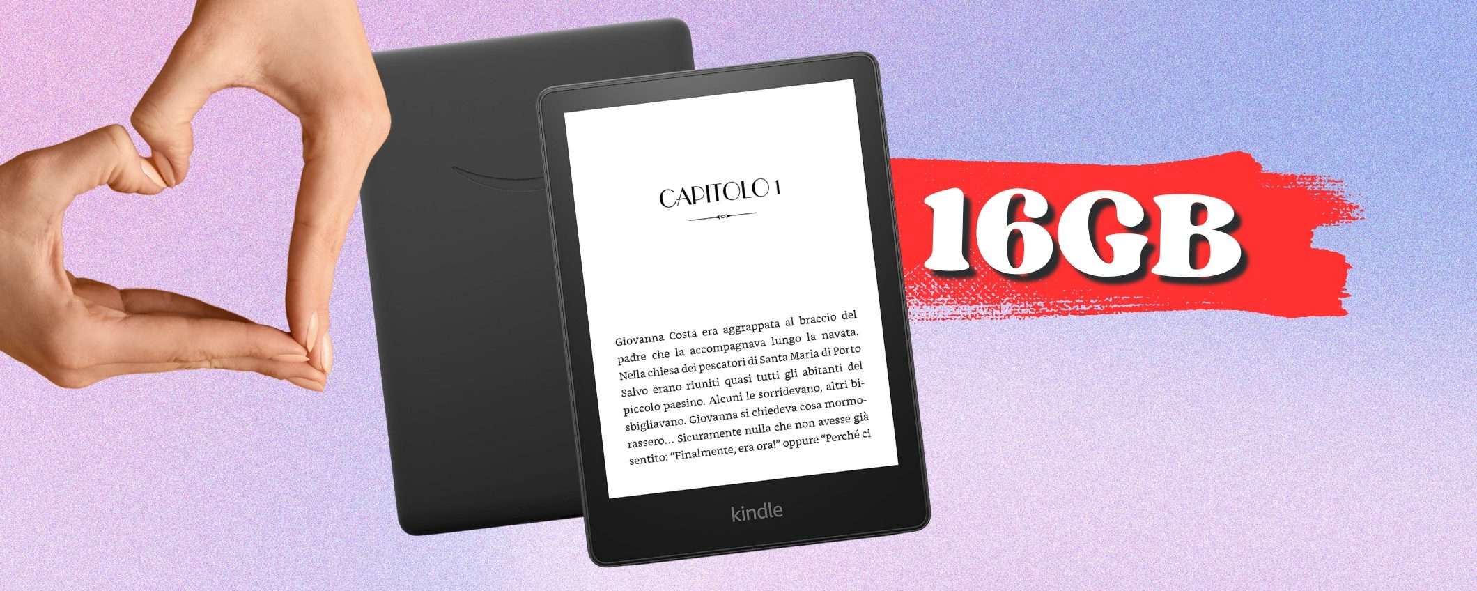 Kindle Paperwhite, 16GB per portare OVUNQUE tutti i tuoi libri Kindle Paperwhite, 16GB per portare OVUNQUE tutti i tuoi libri