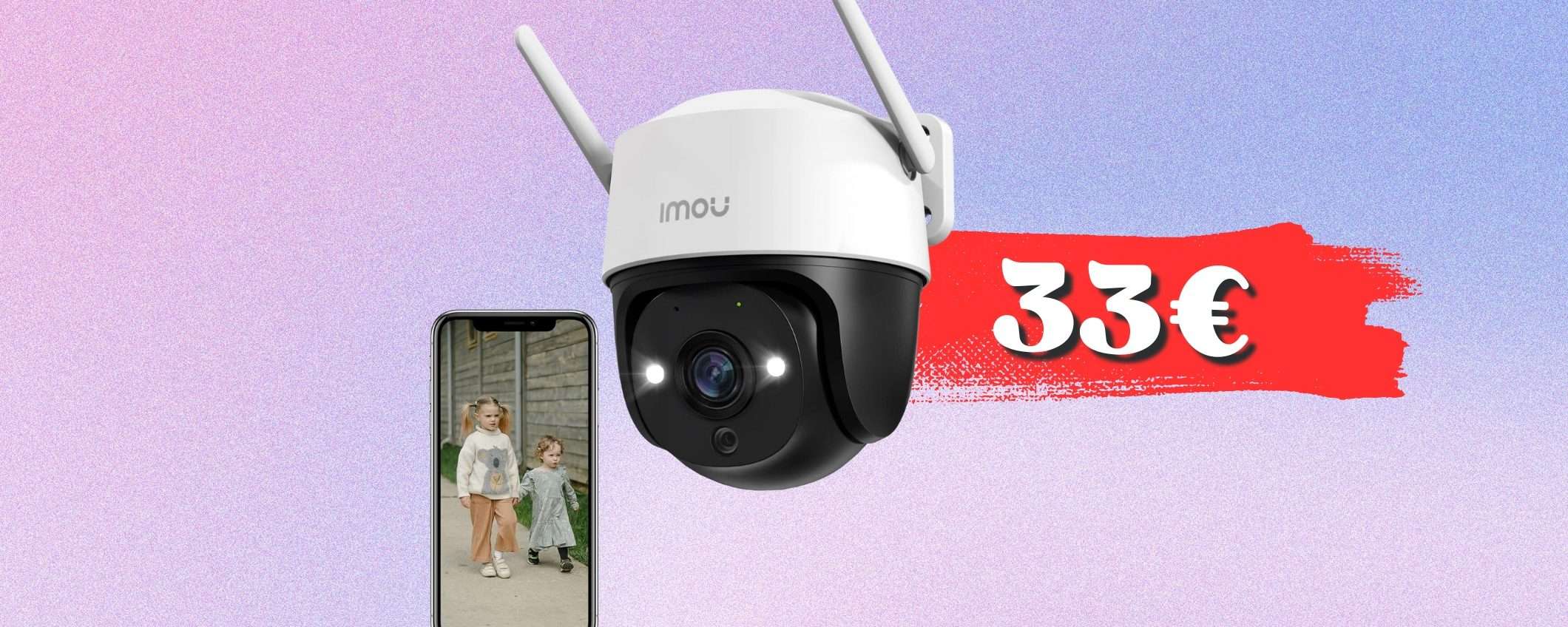 Sistema SORVEGLIANZA esterno: una telecamera WiFi 6 in 1 (33€) Sistema SORVEGLIANZA esterno: una telecamera WiFi 6 in 1 (33€)