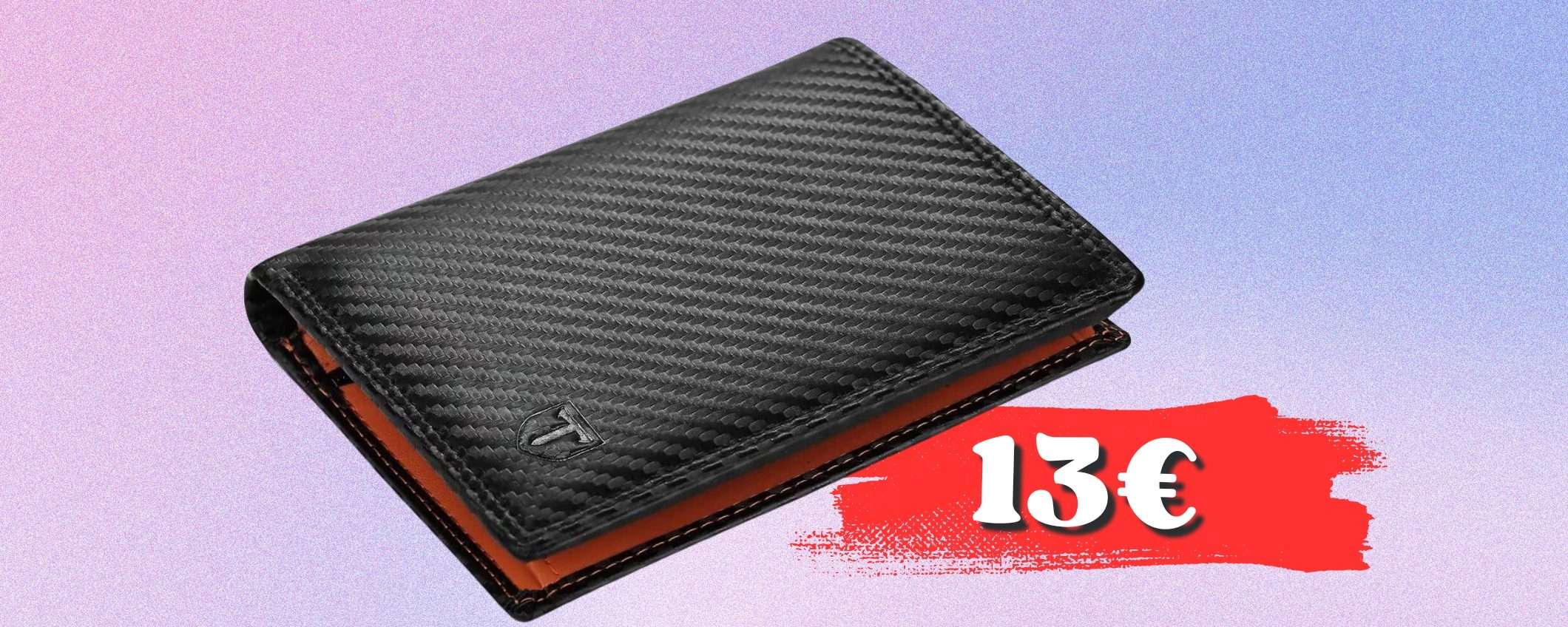 Furto di dati? ALT con il portafoglio RFID in carbonio: gioiello a 13€ Furto di dati? ALT con il portafoglio RFID in carbonio: gioiello a 13€