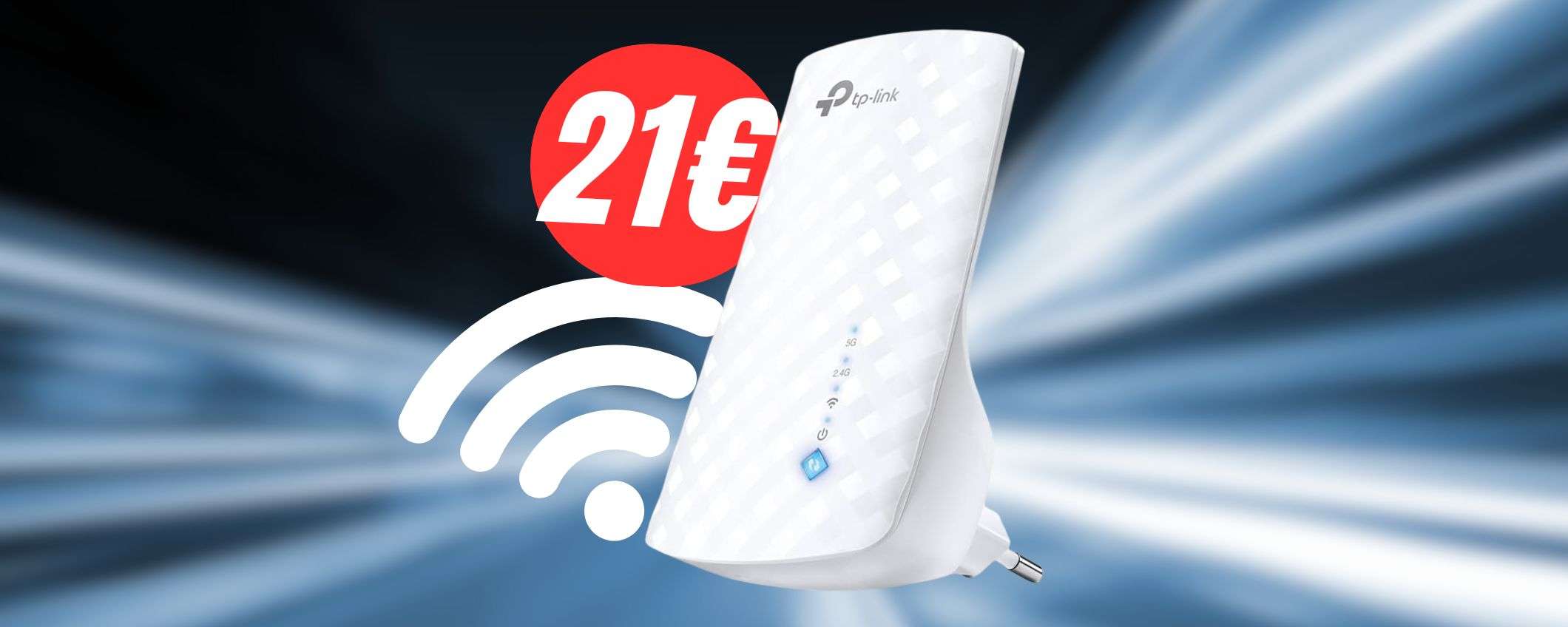 Rendi il tuo WiFi VELOCISSIMO con il ripetitore TP-Link (costa 21€!) Rendi il tuo WiFi VELOCISSIMO con il ripetitore TP-Link (costa 21€!)
