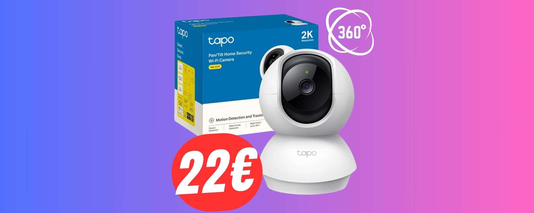 Sorveglia la tua casa a 360° grazie a questa TELECAMERA (solo 22€ col coupon!) Sorveglia la tua casa a 360° grazie a questa TELECAMERA (solo 22€ col coupon!)
