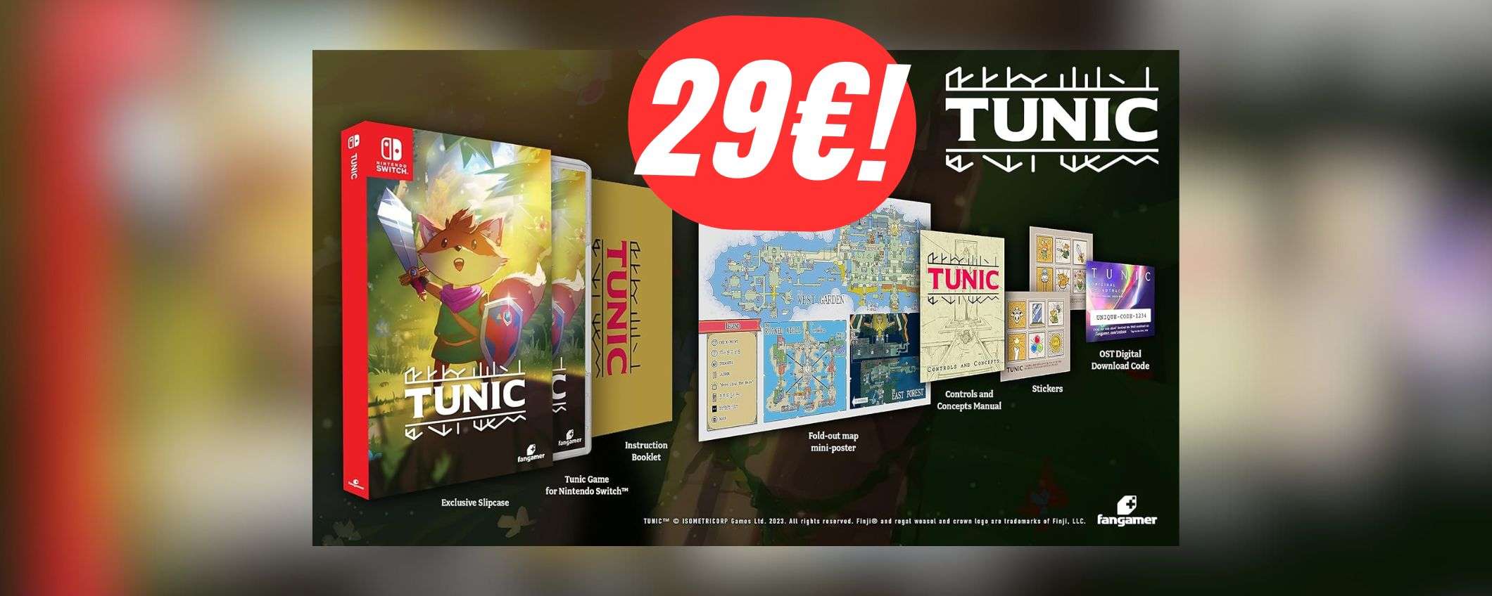 Zelda ma con una volpe: TUNIC per Nintendo Switch crolla a 29€! Zelda ma con una volpe: TUNIC per Nintendo Switch crolla a 29€!