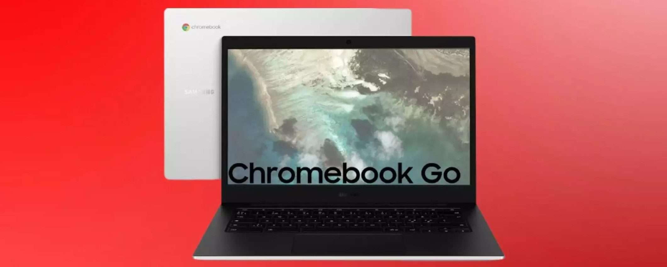 Samsung Galaxy Chromebook Go: il PC perfetto per gli studenti (costa solo 229€) Samsung Galaxy Chromebook Go: il PC perfetto per gli studenti (costa solo 229€)