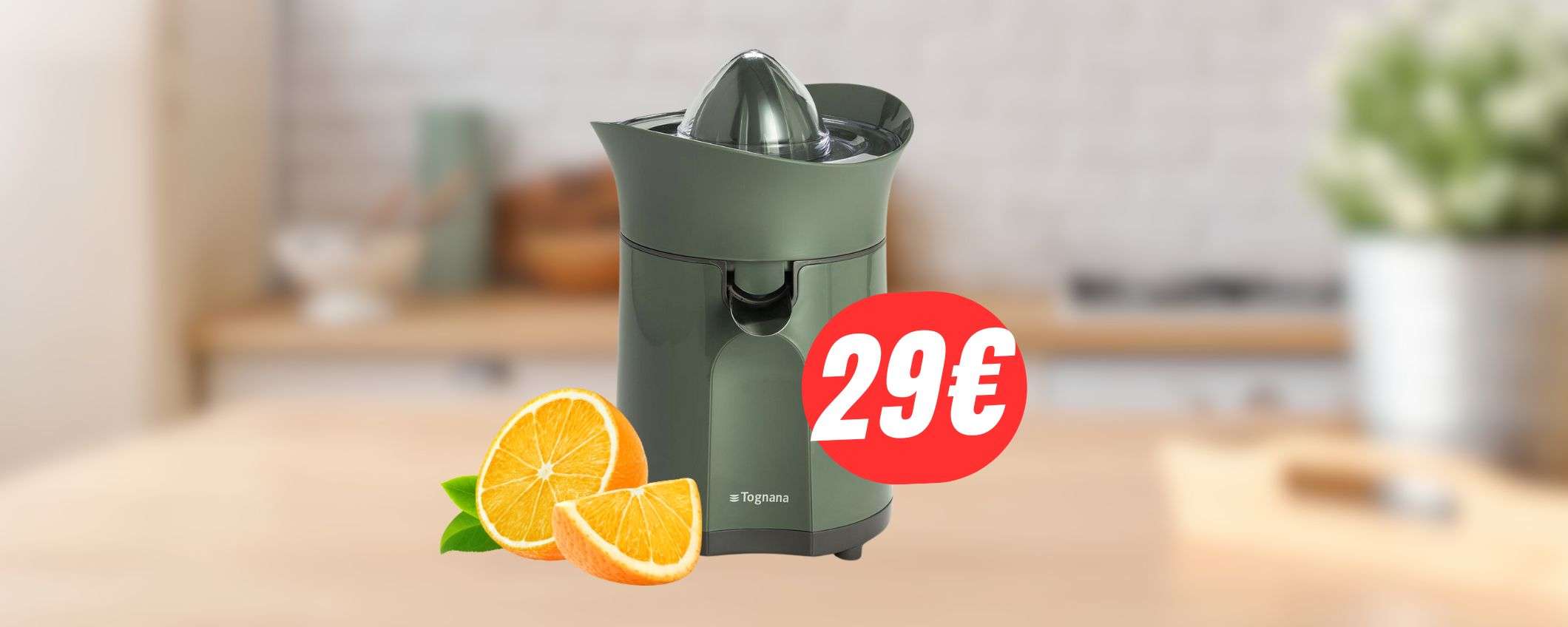 SPREMIAGRUMI Tognana al MINIMO STORICO su Amazon: fai presto! SPREMIAGRUMI Tognana al MINIMO STORICO su Amazon: fai presto!