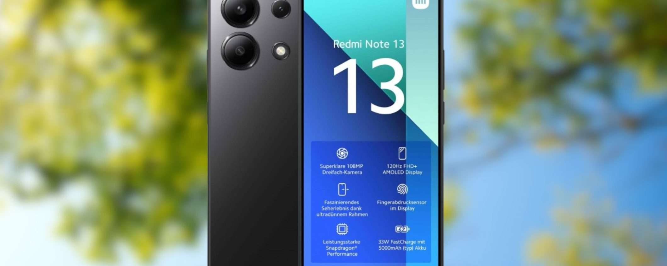 Xiaomi Redmi Note 13 a 146€, la BOMBA: 108MP, 6/128GB e schermo AMOLED 120Hz Xiaomi Redmi Note 13 a 146€, la BOMBA: 108MP, 6/128GB e schermo AMOLED 120Hz