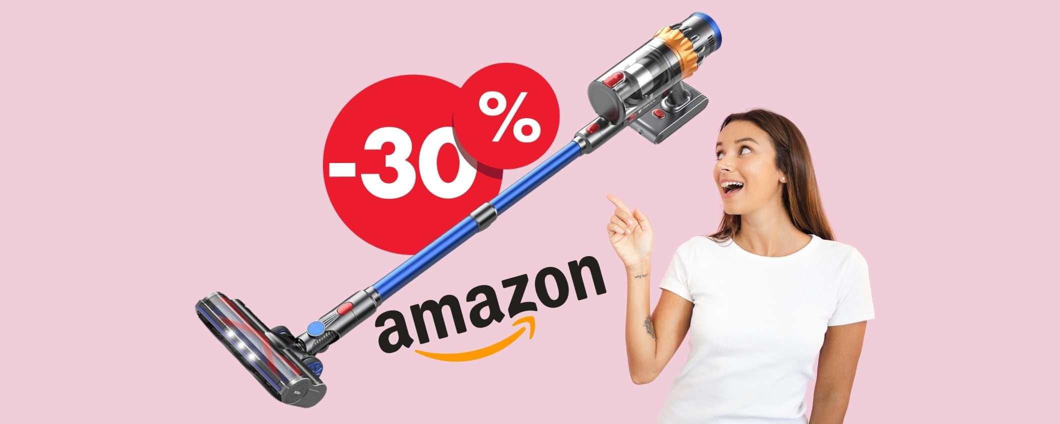 Aspirapolvere senza fili da 45Kpa e oltre 1ora di autonomia in SCONTO al 30% Aspirapolvere senza fili da 45Kpa e oltre 1ora di autonomia in SCONTO al 30%