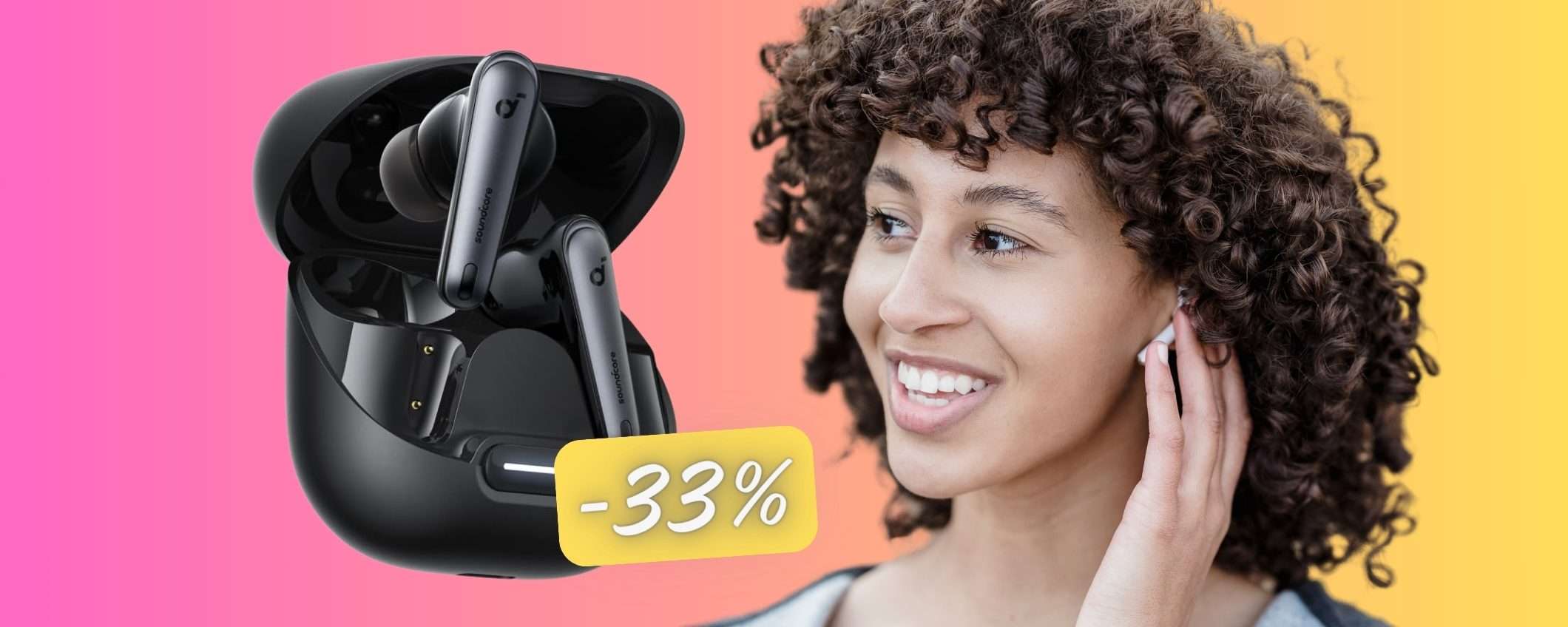 Gli auricolari wireless Soundcore Liberty 4 tornano al PREZZO più BASSO Gli auricolari wireless Soundcore Liberty 4 tornano al PREZZO più BASSO