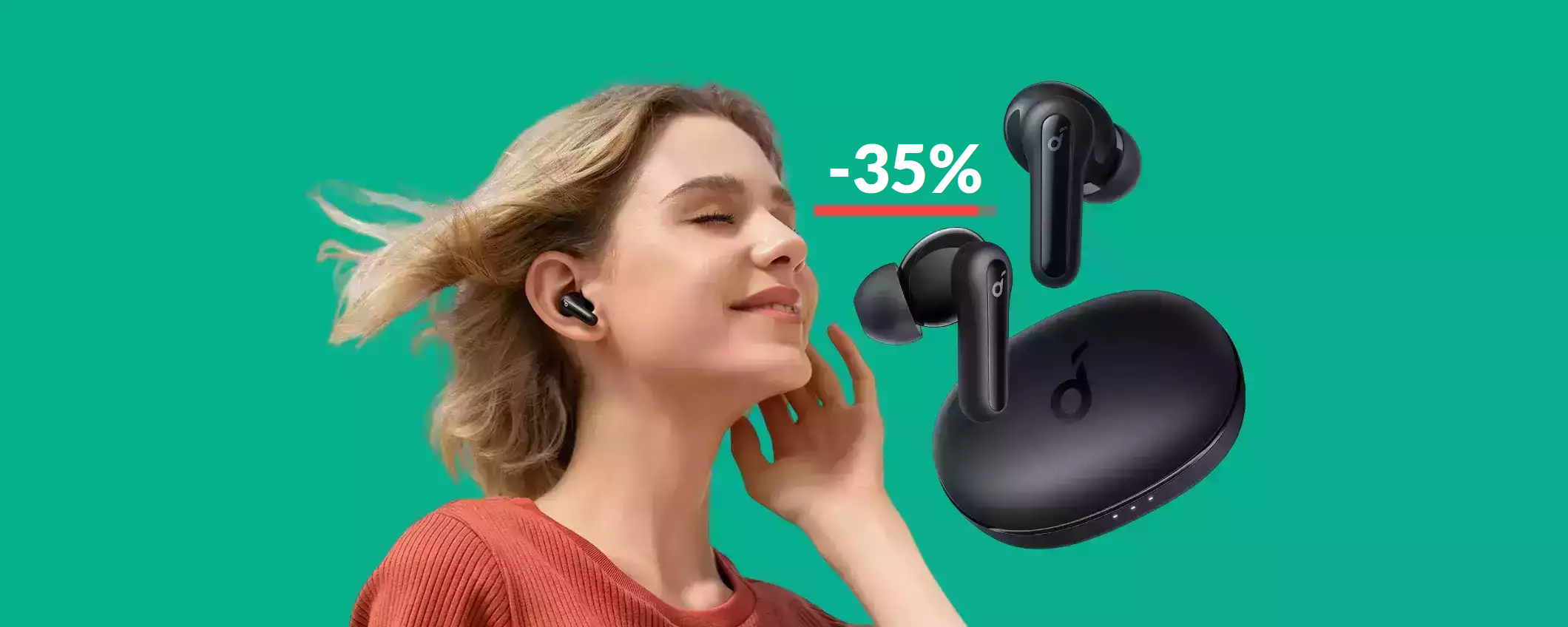 Auricolari Soundcore al MINIMO storico: durano oltre 1 giorno (25€) Auricolari Soundcore al MINIMO storico: durano oltre 1 giorno (25€)
