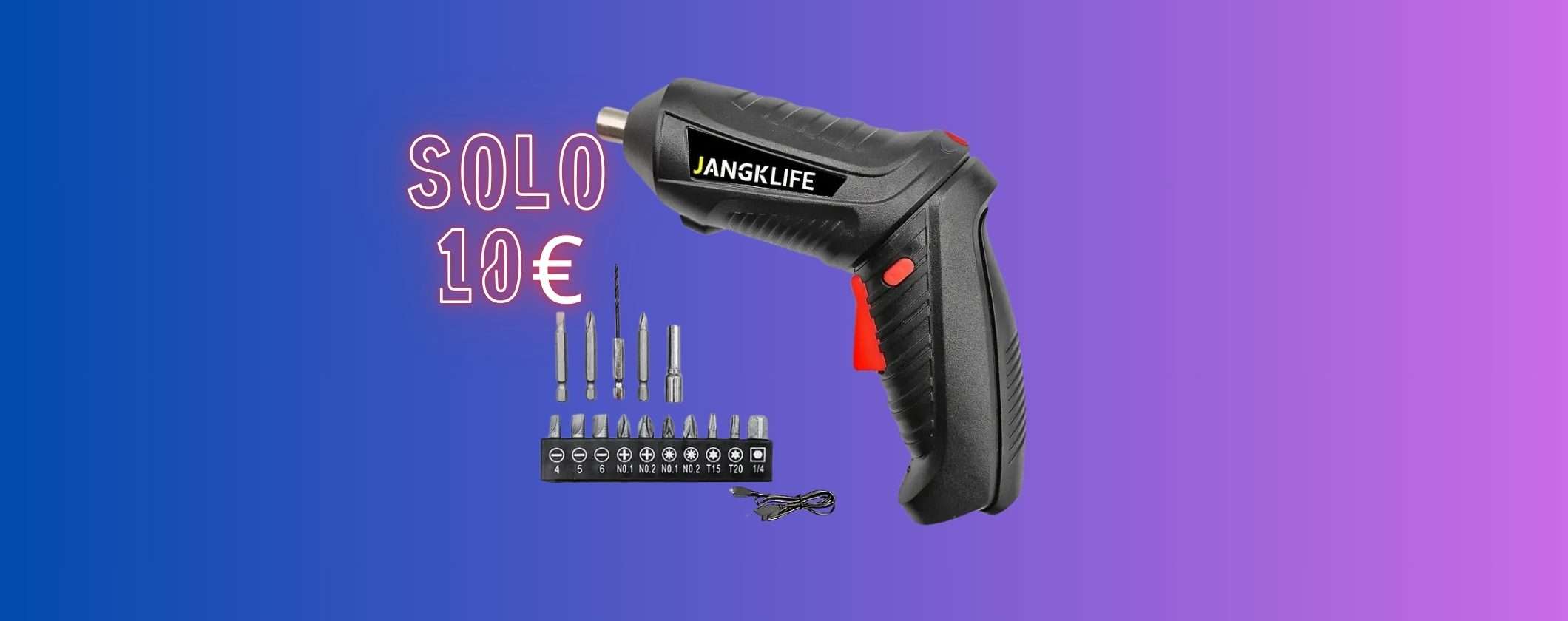 Avvitatore Elettrico Jangklife: il RE del FAI DA TE a soli 10€ Avvitatore Elettrico Jangklife: il RE del FAI DA TE a soli 10€