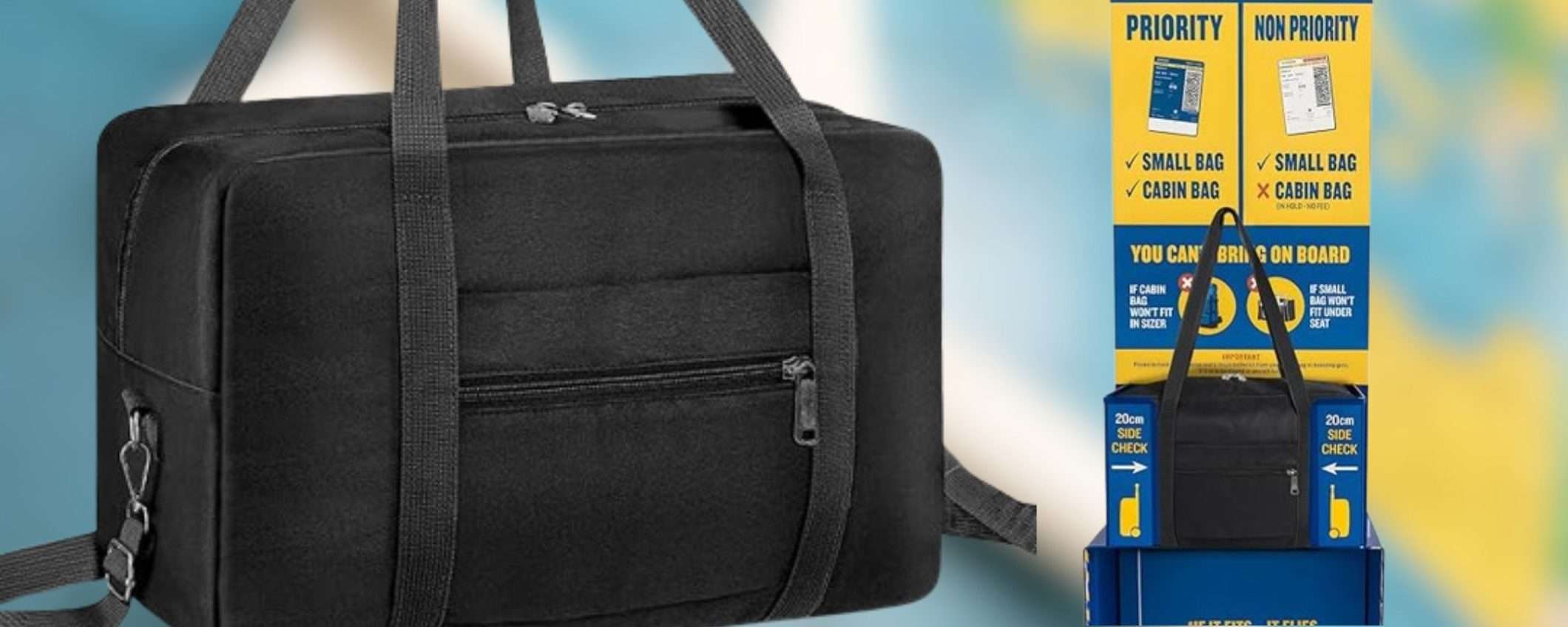 Questo è il bagaglio a mano per Ryanair che imbarchi GRATIS: da avere (11€) Questo è il bagaglio a mano per Ryanair che imbarchi GRATIS: da avere (11€)