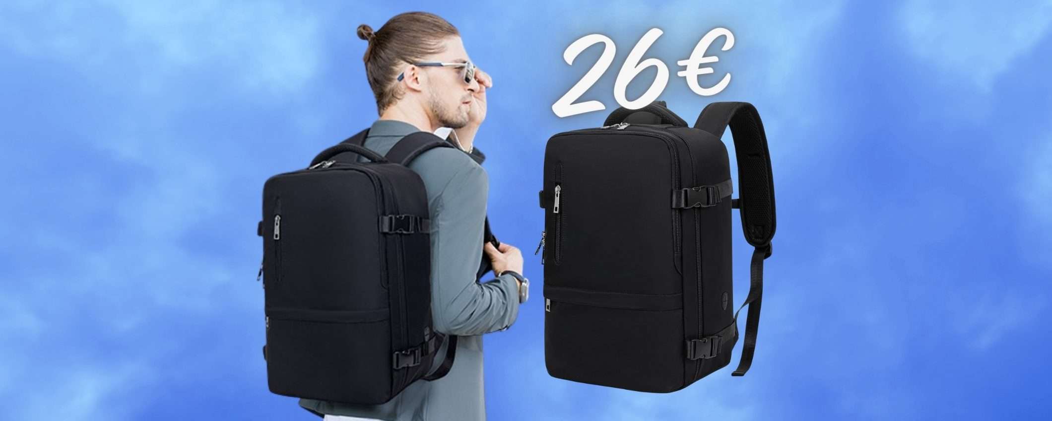 Bagaglio a mano per Ryanair tuo a 26€ e STOP a TASSE EXTRA Bagaglio a mano per Ryanair tuo a 26€ e STOP a TASSE EXTRA