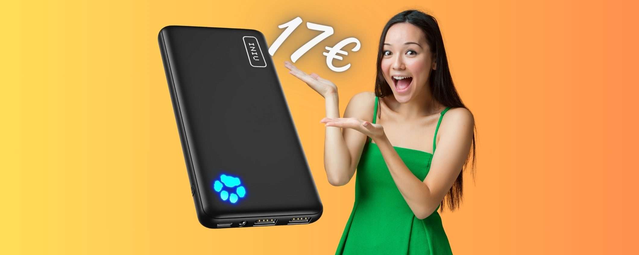 Batteria sempre carica con questo Power Bank a 17€ su Amazon Batteria sempre carica con questo Power Bank a 17€ su Amazon