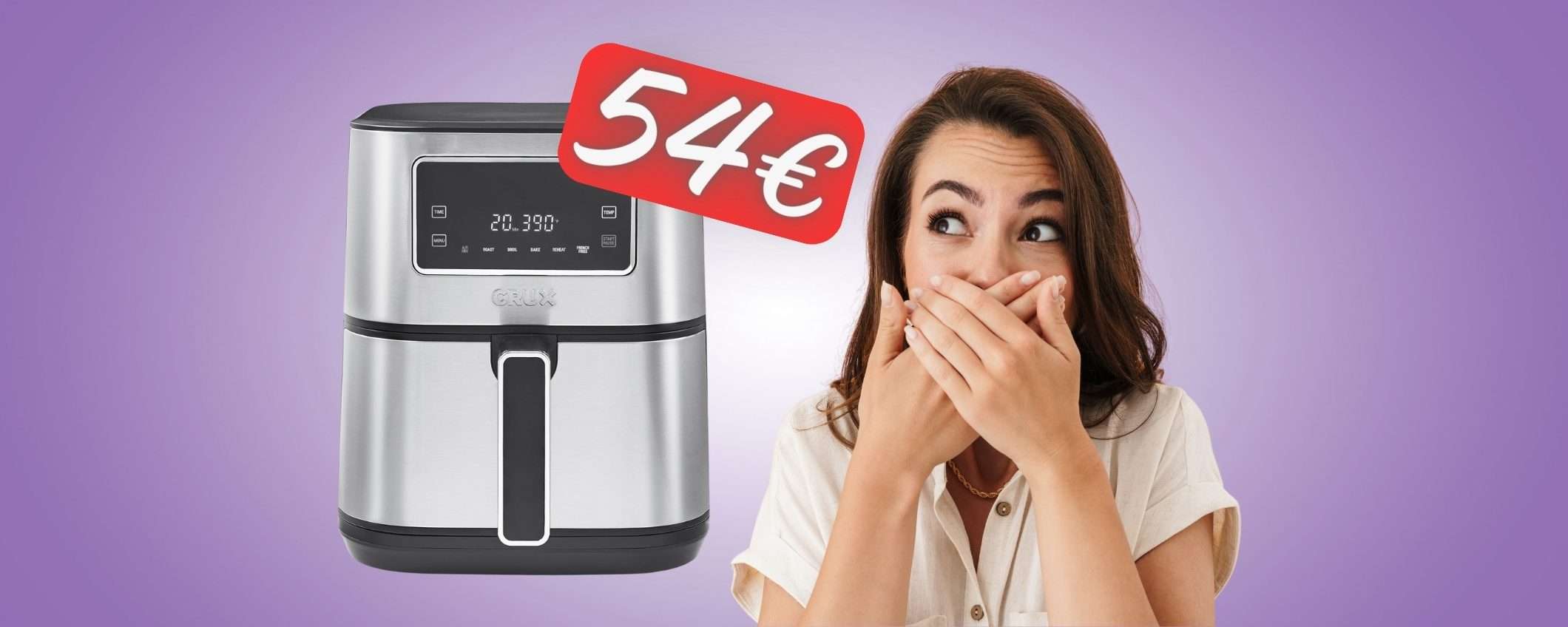 BOMBA incredibile per questa friggitrice ad aria, SOLO 54€ su Amazon BOMBA incredibile per questa friggitrice ad aria, SOLO 54€ su Amazon