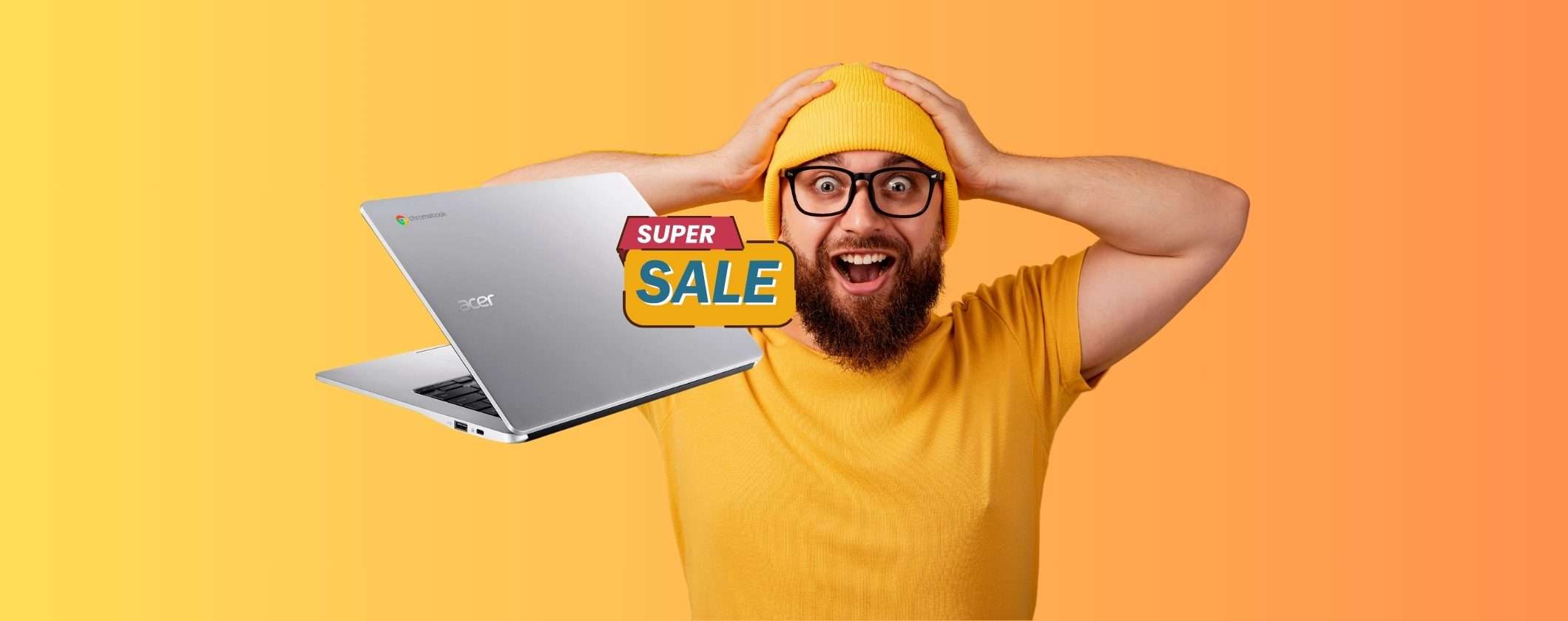 BOMBA Chromebook Acer 314 sotto i 200€ su MediaWorld BOMBA Chromebook Acer 314 sotto i 200€ su MediaWorld