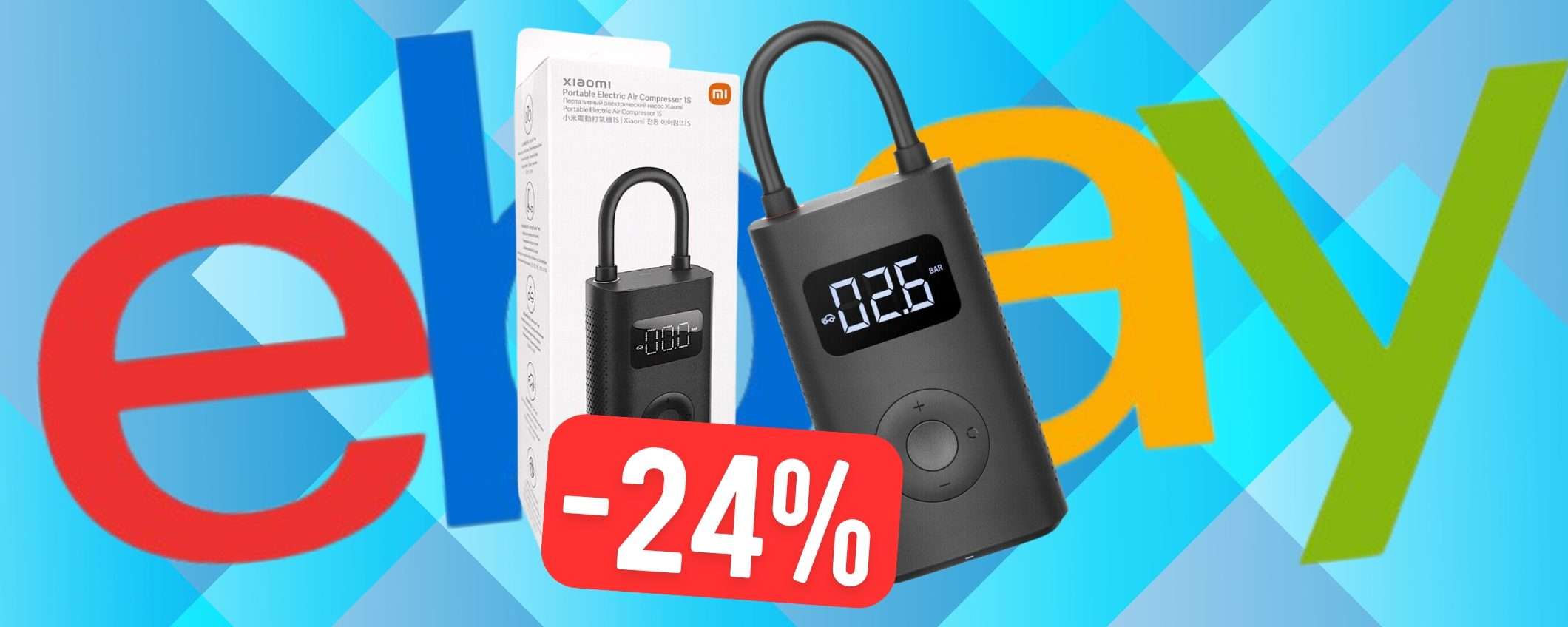 Compressore portatile by Xiaomi: senza dubbio il MIGLIORE, ora al 24% Compressore portatile by Xiaomi: senza dubbio il MIGLIORE, ora al 24%