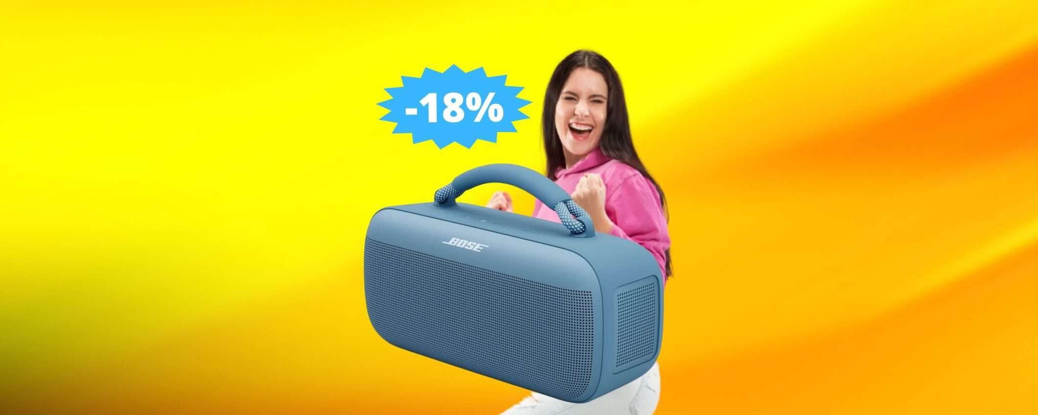 Bose SoundLink Max: moderno, potente e in SUPER sconto del 18% Bose SoundLink Max: moderno, potente e in SUPER sconto del 18%