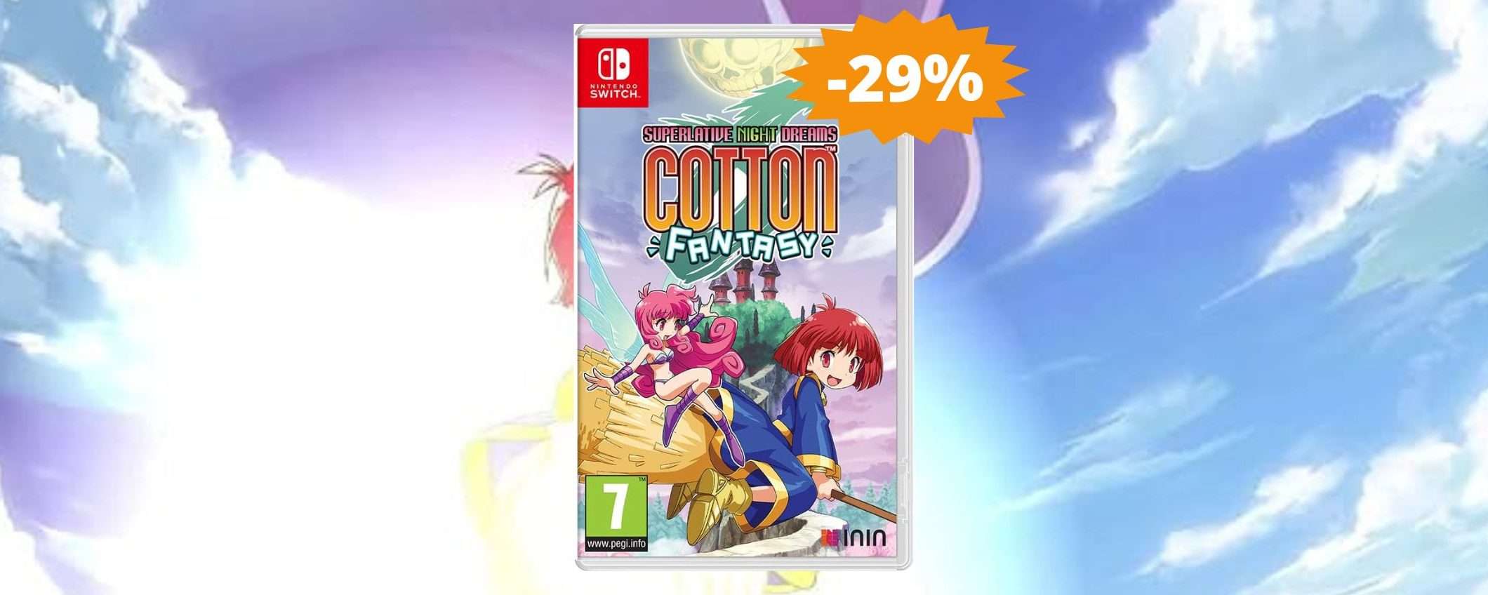 Cotton Fantasy per Nintendo Switch: un'avventura IMPERDIBILE (-29%) Cotton Fantasy per Nintendo Switch: un'avventura IMPERDIBILE (-29%)