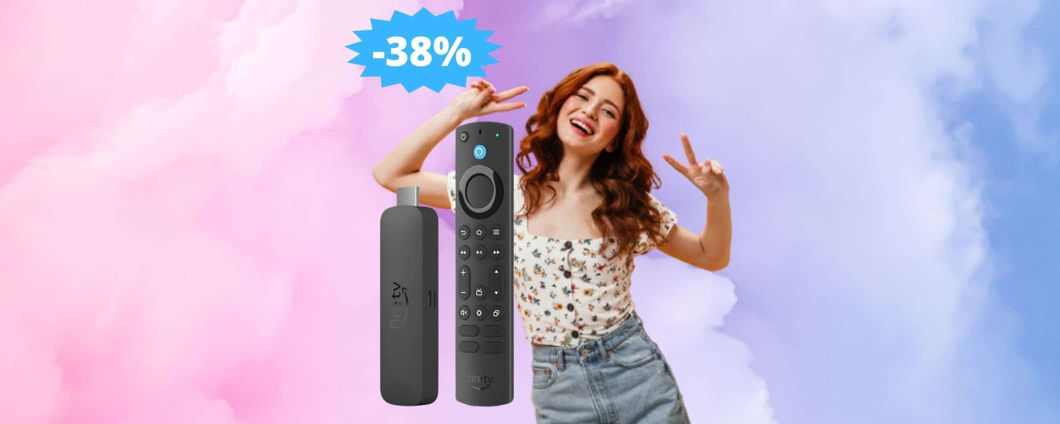 Fire TV Stick 4K Max: sconto ASSURDO del 38% a tempo LIMITATO Fire TV Stick 4K Max: sconto ASSURDO del 38% a tempo LIMITATO