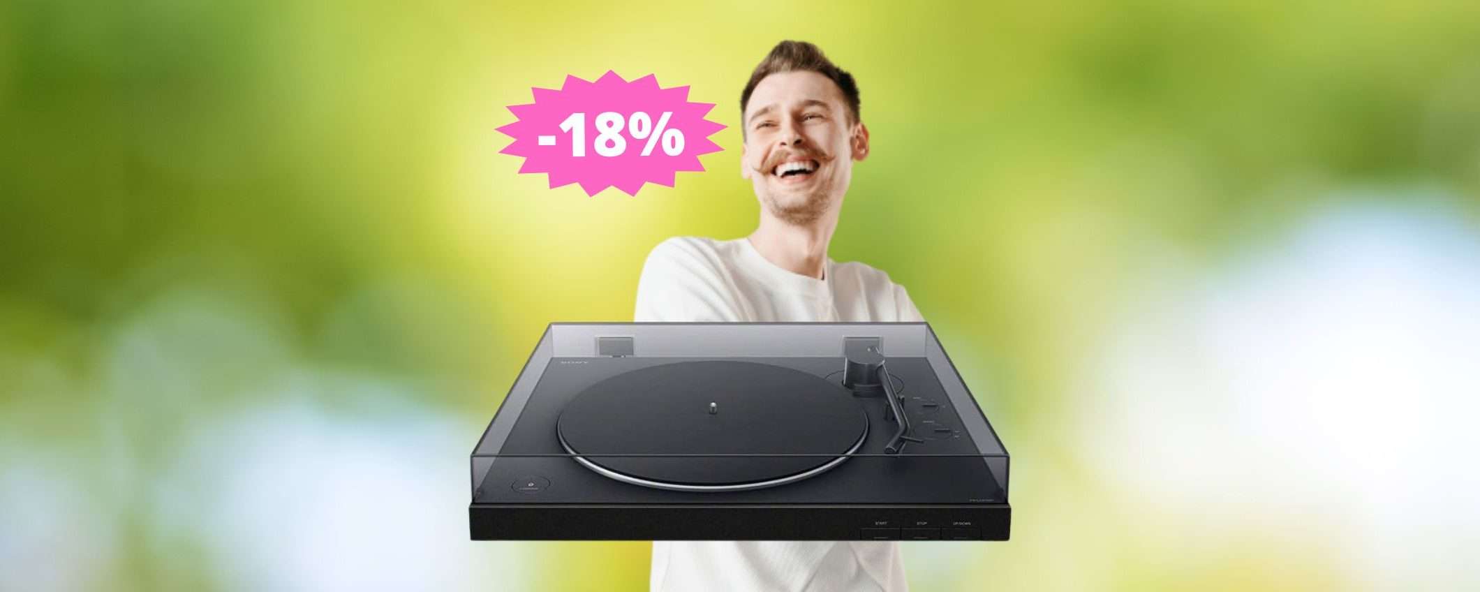 Giradischi Sony PS-LX310BT: la MASSIMA qualità (-18%) Giradischi Sony PS-LX310BT: la MASSIMA qualità (-18%)