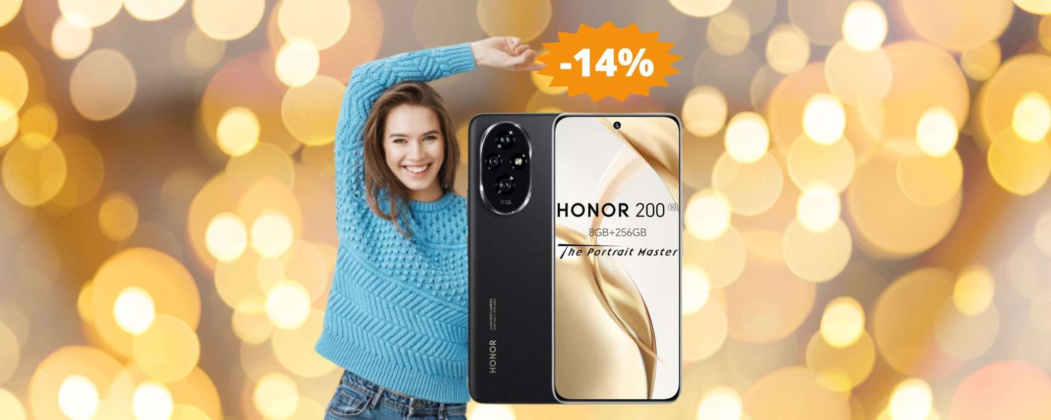 HONOR 200: un concentrato di tecnologia e design (-14%) HONOR 200: un concentrato di tecnologia e design (-14%)