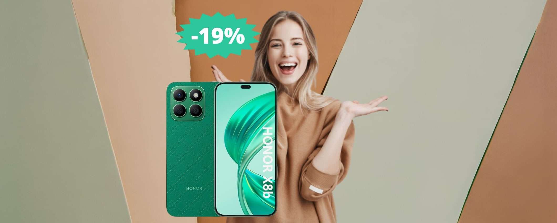 HONOR X8b: impossibile RESISTERGLI a questo prezzo (-19%) HONOR X8b: impossibile RESISTERGLI a questo prezzo (-19%)