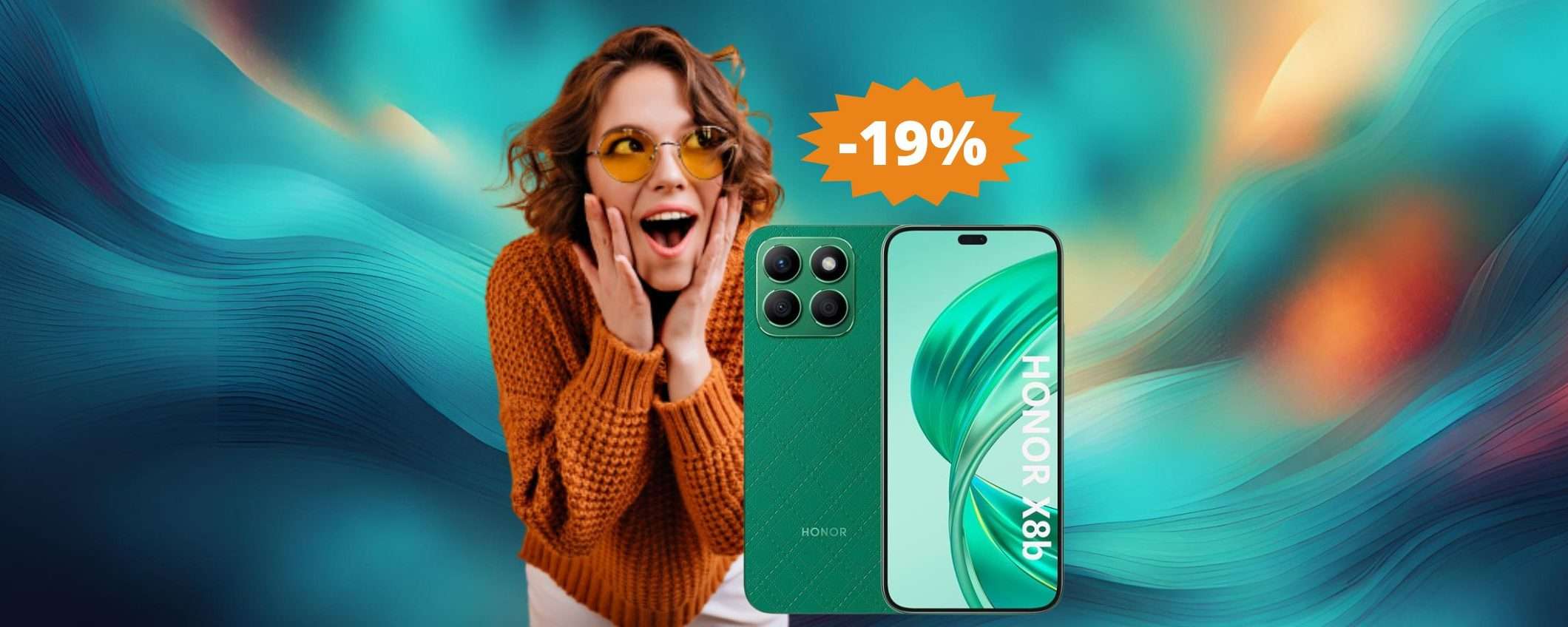 HONOR X8b: originale, moderno e in SUPER sconto del 19% HONOR X8b: originale, moderno e in SUPER sconto del 19%