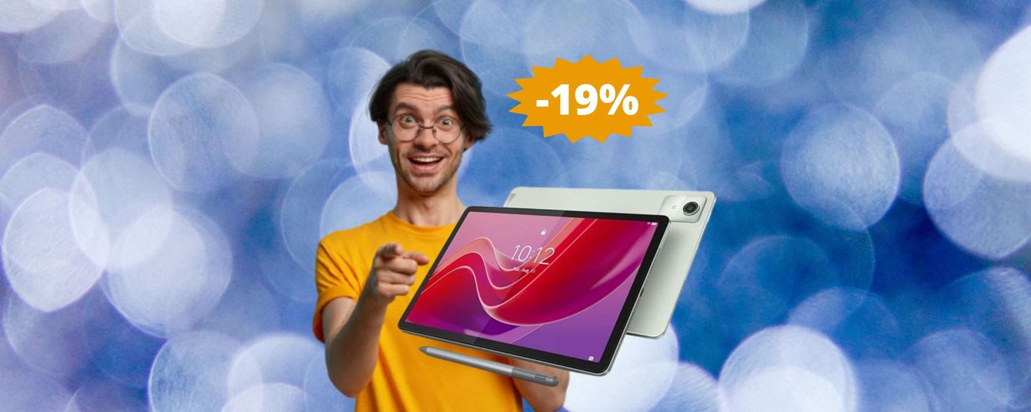 Lenovo Tab M11: un'OCCASIONE da non perdere su Amazon (-19%) Lenovo Tab M11: un'OCCASIONE da non perdere su Amazon (-19%)