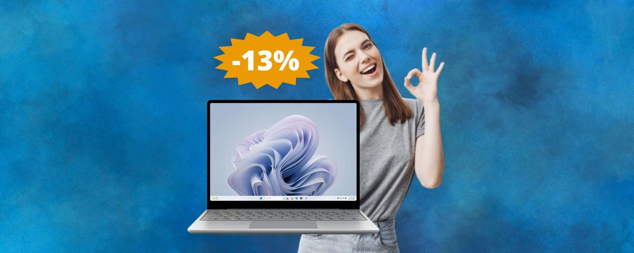 Microsoft Surface Laptop Go 3: OLTRE 100 euro di sconto su Amazon Microsoft Surface Laptop Go 3: OLTRE 100 euro di sconto su Amazon