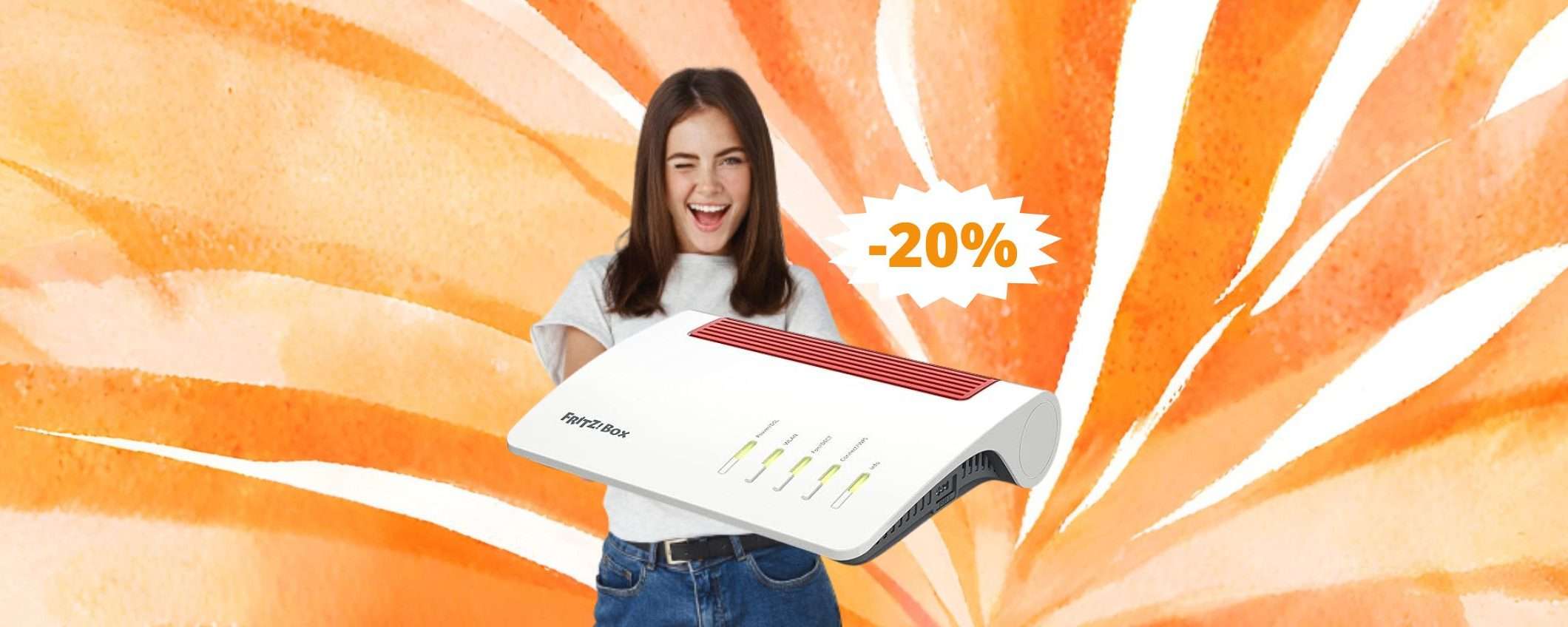 Modem FRITZ!Box 7590 AX: sconto a tempo LIMITATO su Amazon (-20%) Modem FRITZ!Box 7590 AX: sconto a tempo LIMITATO su Amazon (-20%)